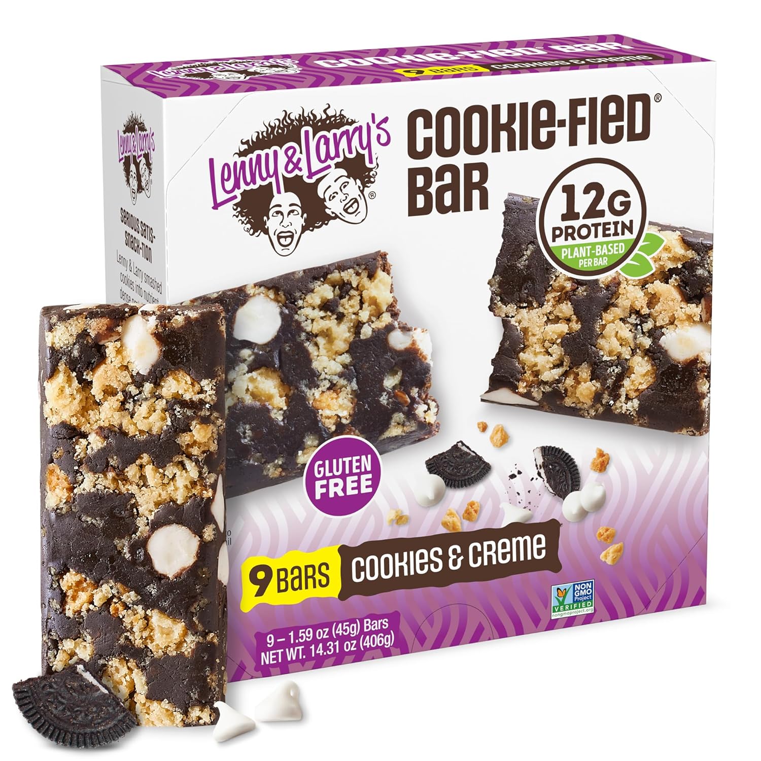 lenny-and-larrys-cookie-fied-protein-bar-9x45g-cookies-creme-vegan-protein-bar