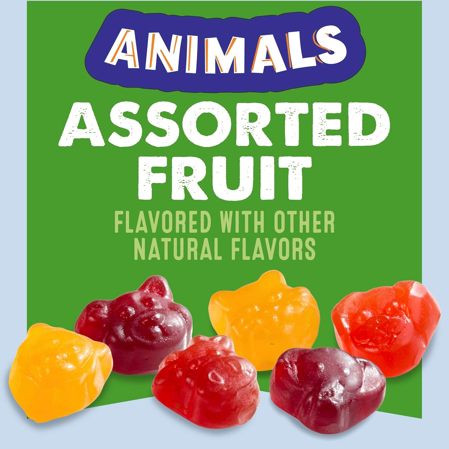 Mott's Animals Assorted Fruit Flavors Valentine's Day Snacks, Gluten Free, 40 Ct, 32 oz Family Pack