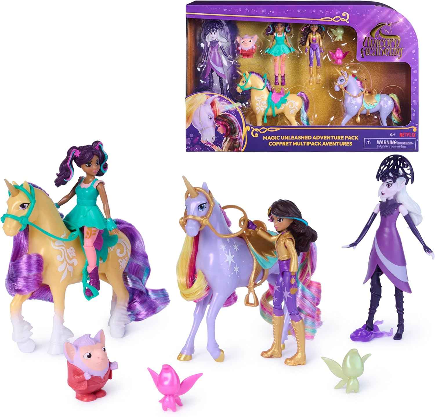 Unicorn Academy, Interactive Rainbow Light-up Wildstar with Lights, Sounds & Music, Dolls & Unicorn Toys, Gifts & Stocking Stuffers for Girls Ages 4 and up