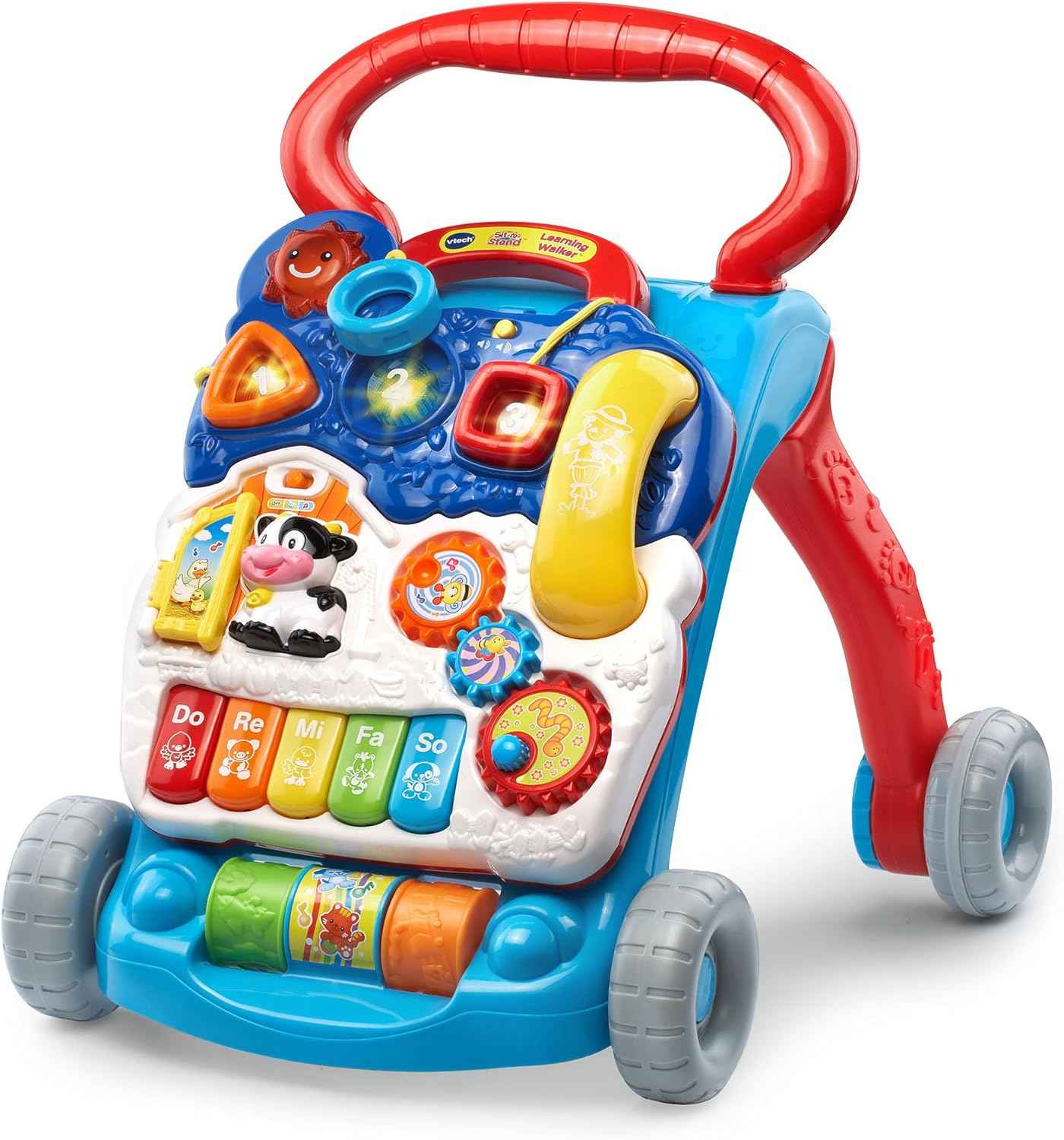 VTech Sit-to-Stand Learning Walker (Frustration Free Packaging), Pink