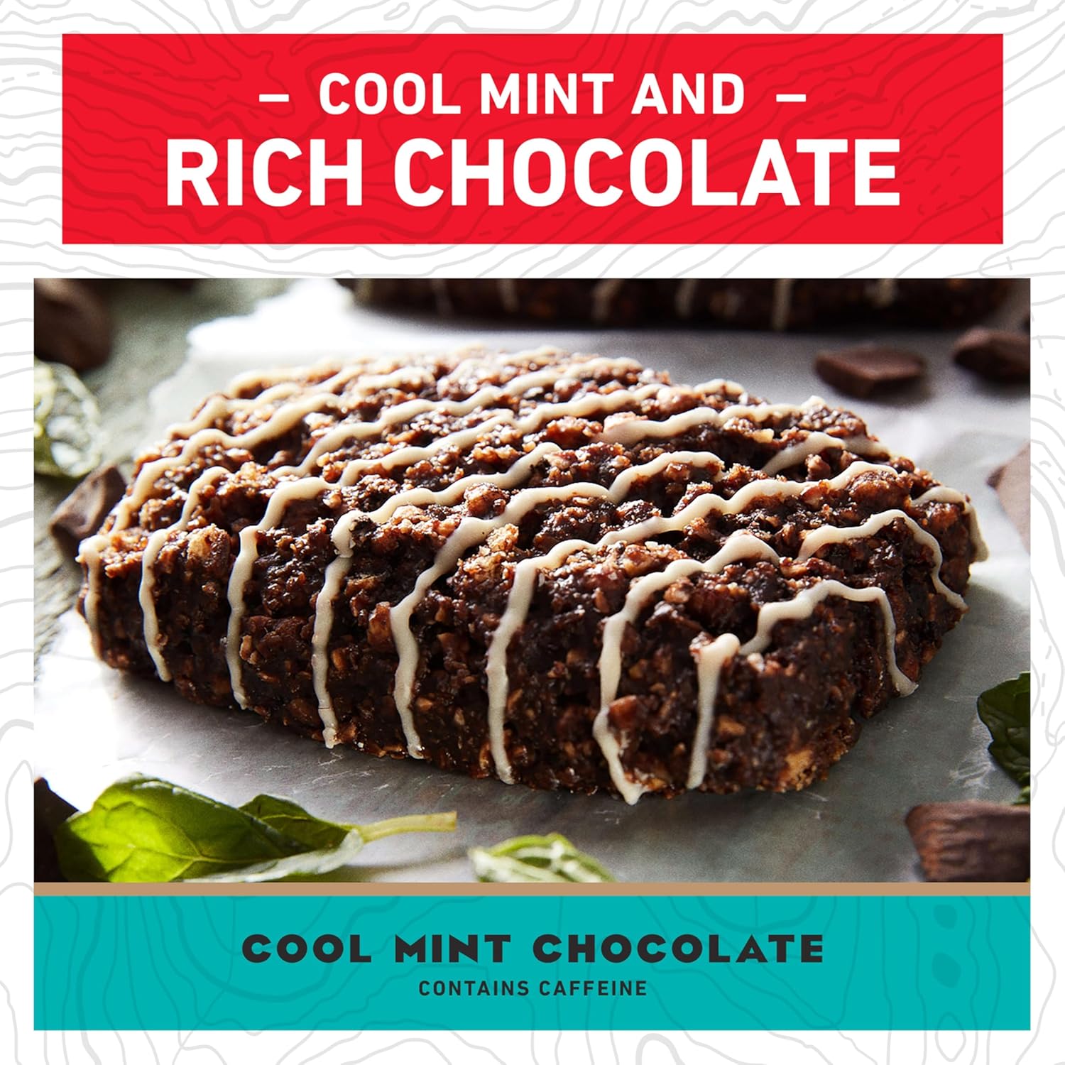 clif bar cool mint chocolate energy bars with caffeine 10-pack organic oats non-gmo