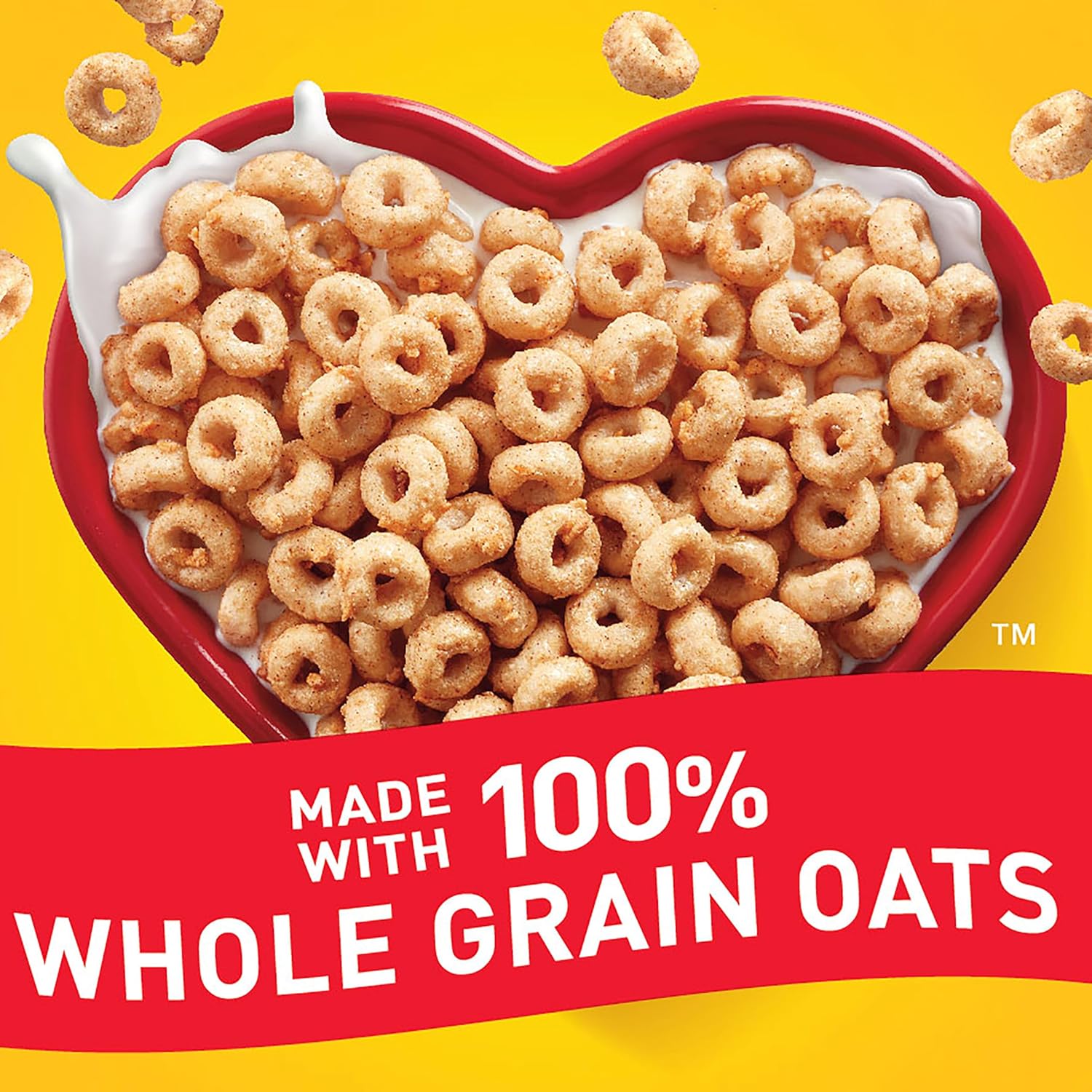 Apple Cinnamon Cheerios Family Size Heart Healthy Gluten Free Oat Cereal 19 oz