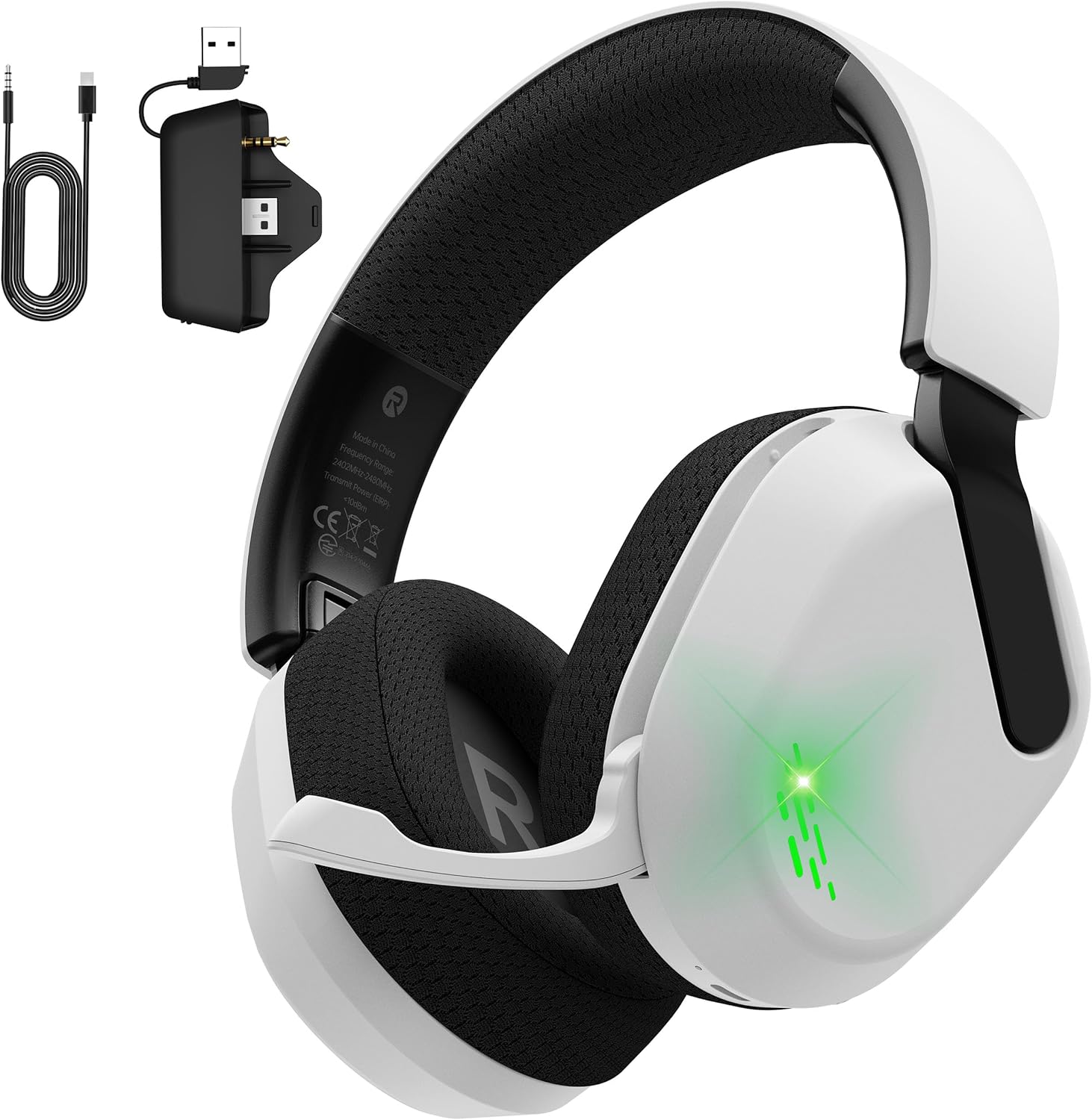 Black wireless gaming headset for Xbox Series X/S, Xbox One, PS5, PC, and Mac with Bluetooth 6.0 and flip-to-mute noise-canceling mic