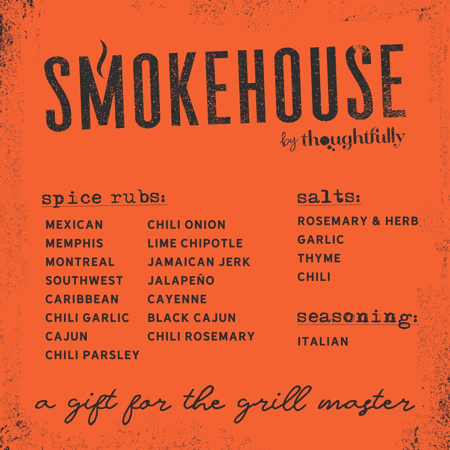 Smokehouse by Thoughtfully 20-count Ultimate Grilling Spice Set with Chili Garlic, Rosemary, and more