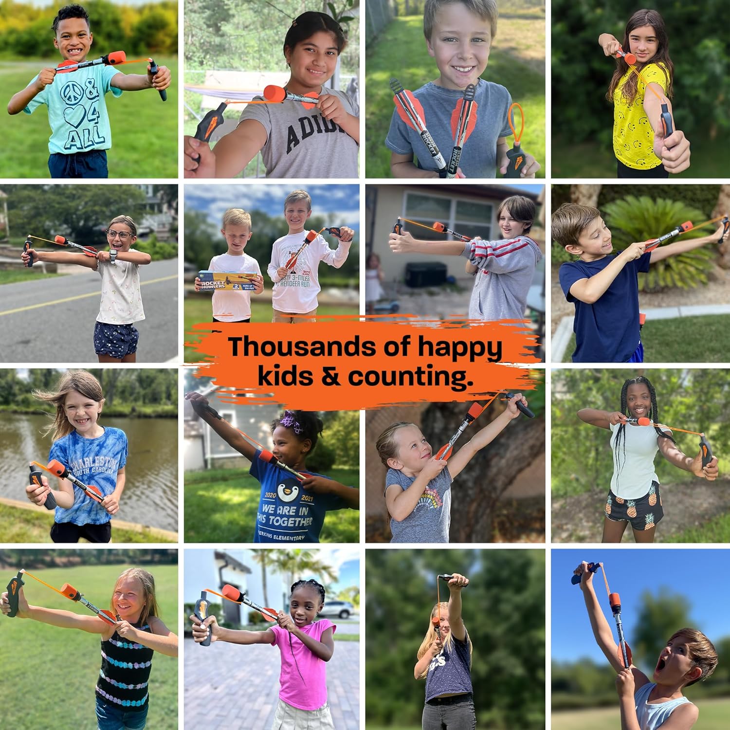 Toy Rocket Launcher for Kids: Outdoor Toys Slingshot Rocket Launchers - Best 6-10 Year Old Boy Gifts for Teens Boys & Girls All Ages - Fun Summer Toys 5 6 7 8 9 10 11 12+ Year Old Boy Birthday Gifts