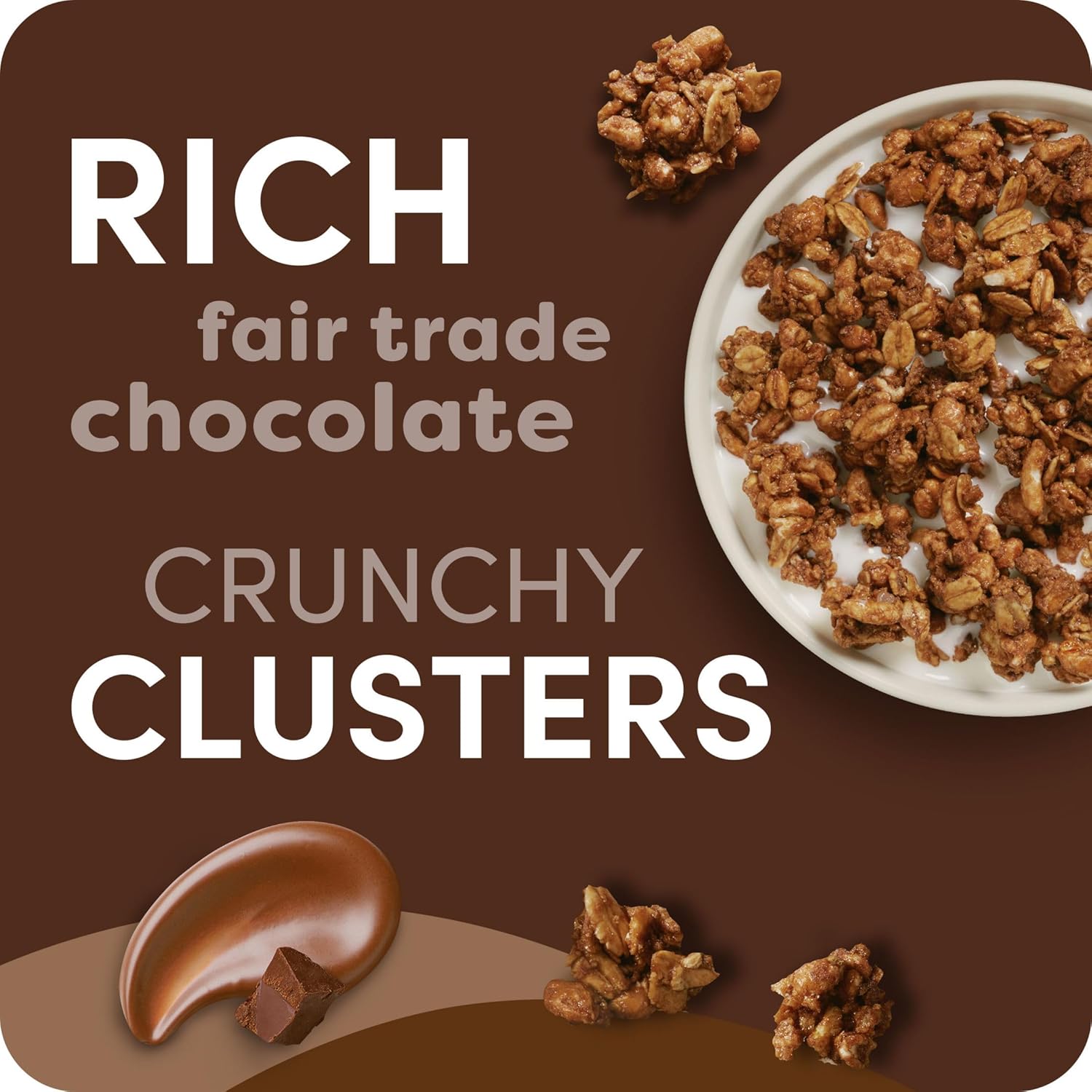 Kashi GO Protein Cereal, 10g Protein, 10g Fiber, Chocolate Crunch, 16oz Box, 1 Box