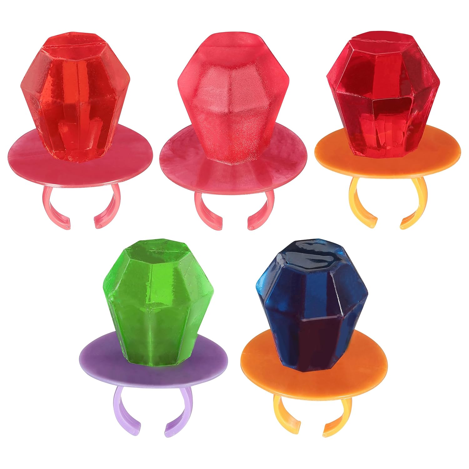 Ring Pop Individually Wrapped 10 Count Assorted Flavors Lollipop Suckers in Fun Candy Variety Pack