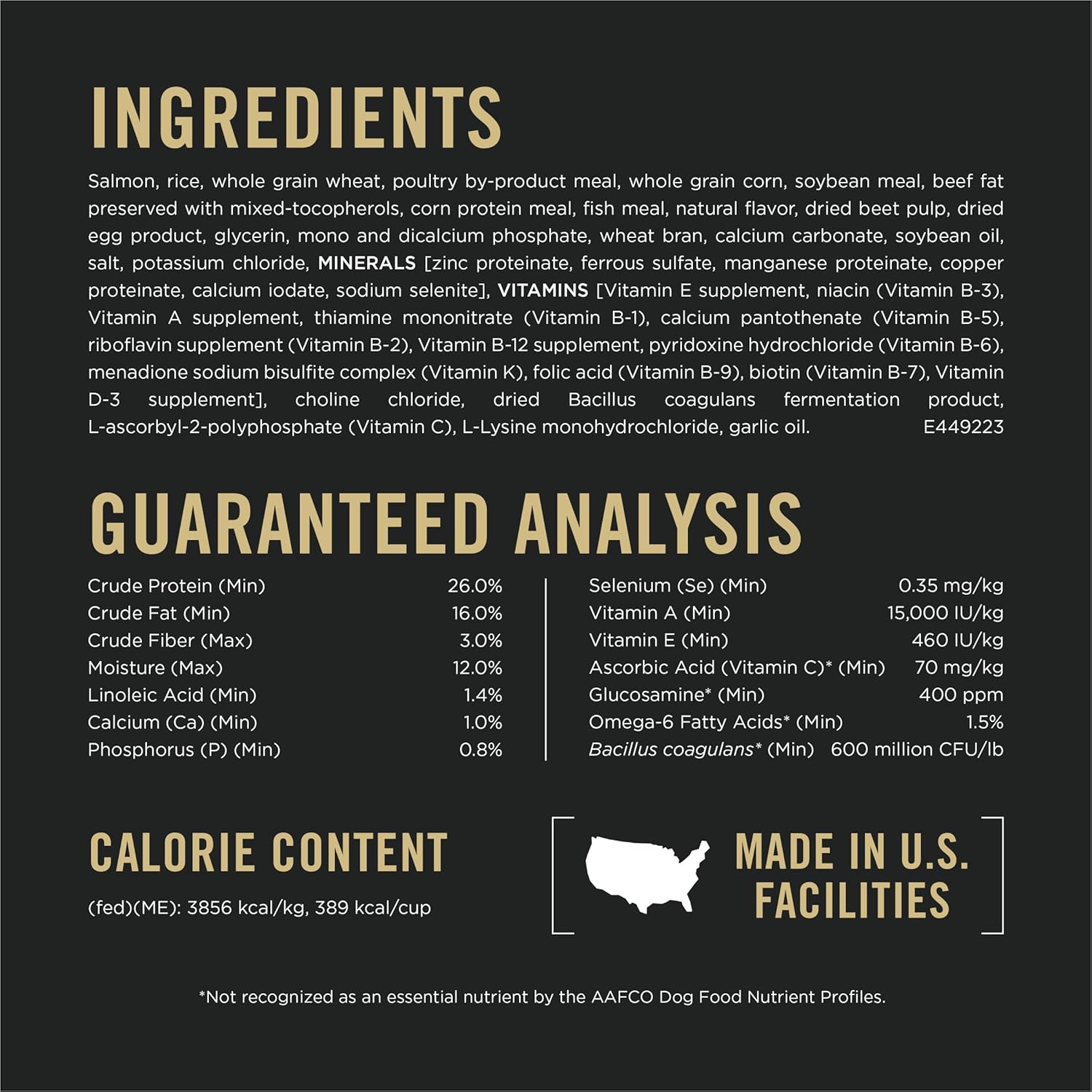 Purina Pro Plan Complete Essentials Shredded Blend Salmon and Rice Dog Food Dry Formula with Probiotics for Dogs - 33 lb. Bag