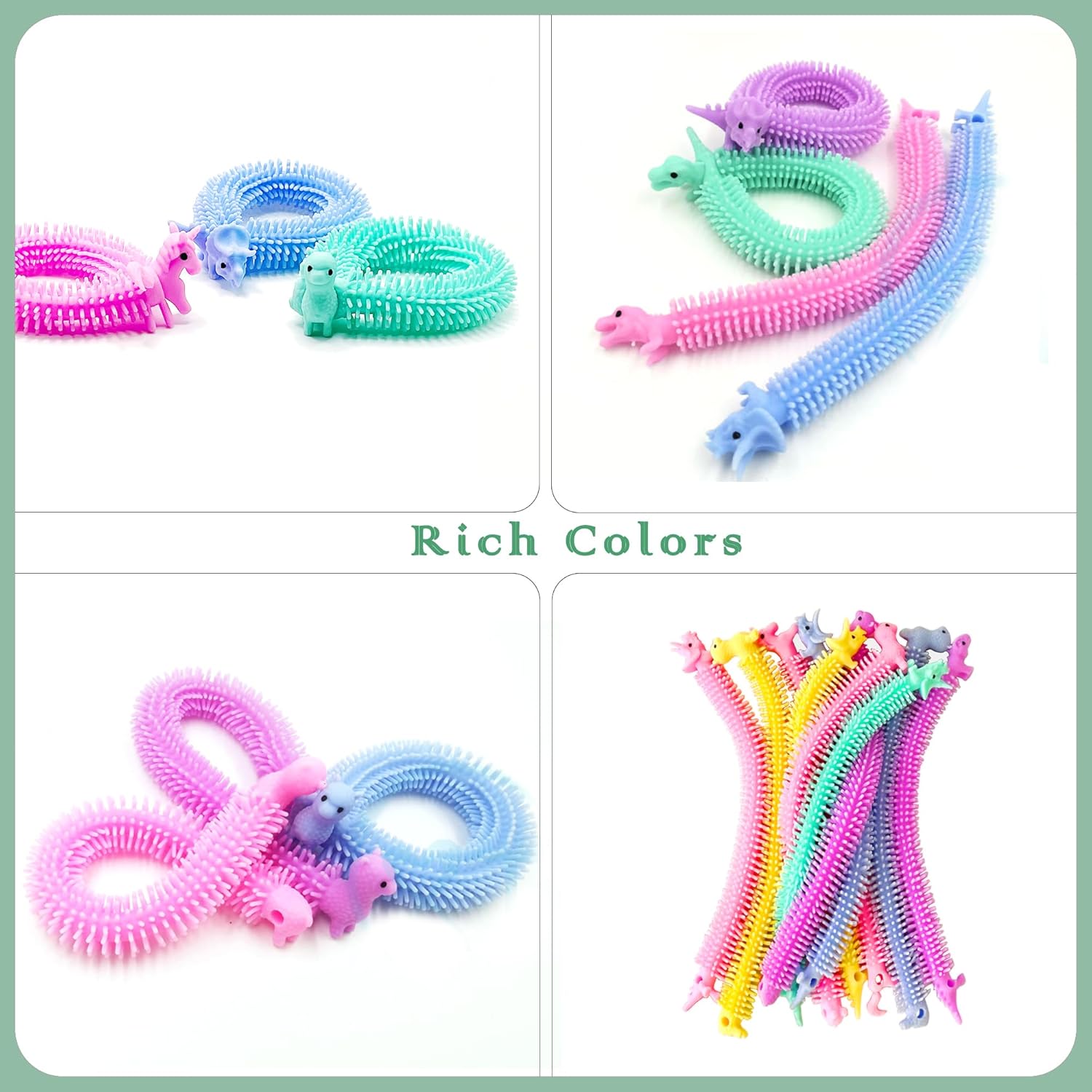 YZXODN 30 Pack Stretchy Strings Fidget Toys, Sensory Toys Bulk for Kids, Adults Stress Relief, Anti-Anxiety Autism Toys, Perfect for Children's Day, Classroom Exchange, Birthday, Party Favors