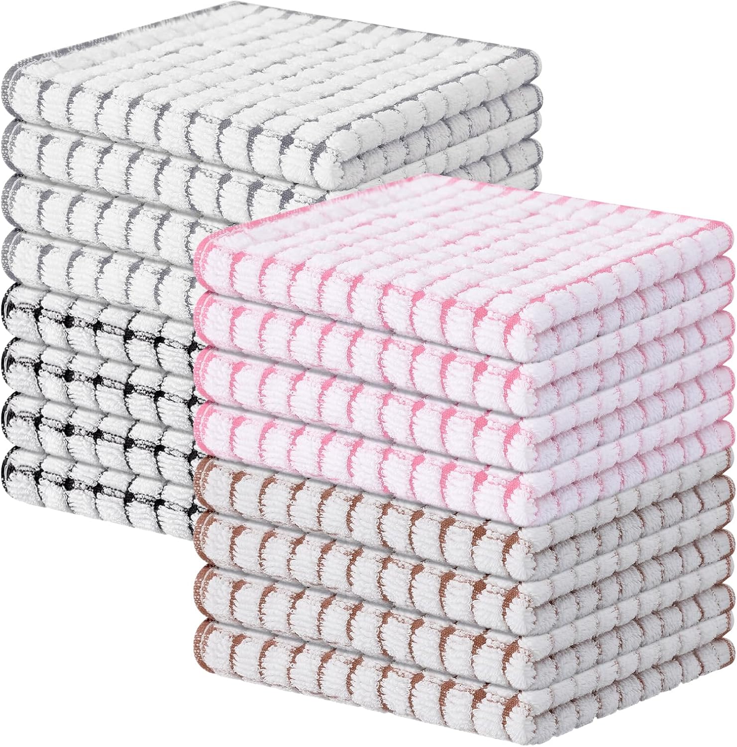 kitinjoy-cotton-8-pack-terry-kitchen-dish-cloths-absorbent-dish-rags-quick-drying