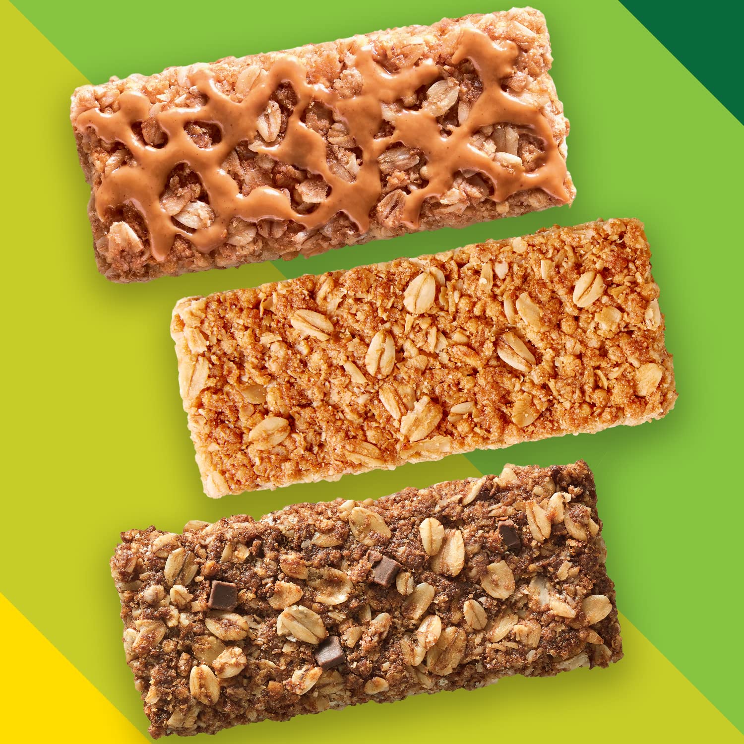 Nature Valley crunchy granola bars, oats n honey, peanut butter, and oats n dark chocolate, 60 bars, 44.7 oz