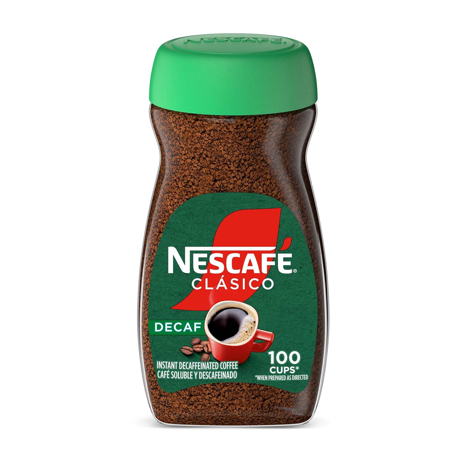 nescafe clasico decaf instant coffee 7 ounce jar dark roast smooth flavor