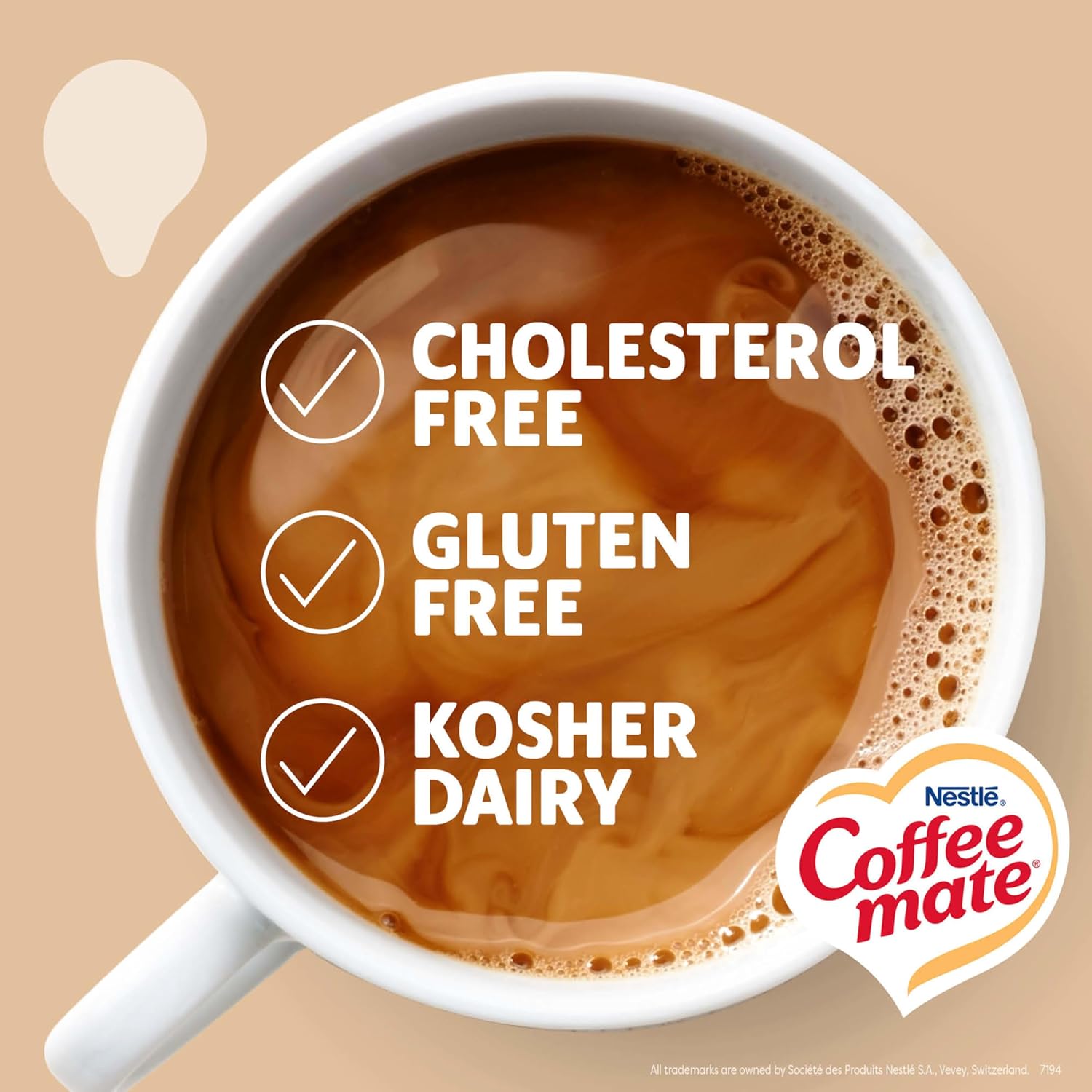 Nestle Coffee mate Original Non Dairy Liquid Creamer Singles 0.375 fl oz Tubs Pack of 360