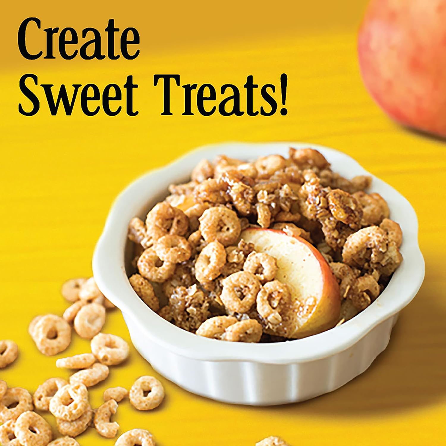 Apple Cinnamon Cheerios Family Size Heart Healthy Gluten Free Oat Cereal 19 oz