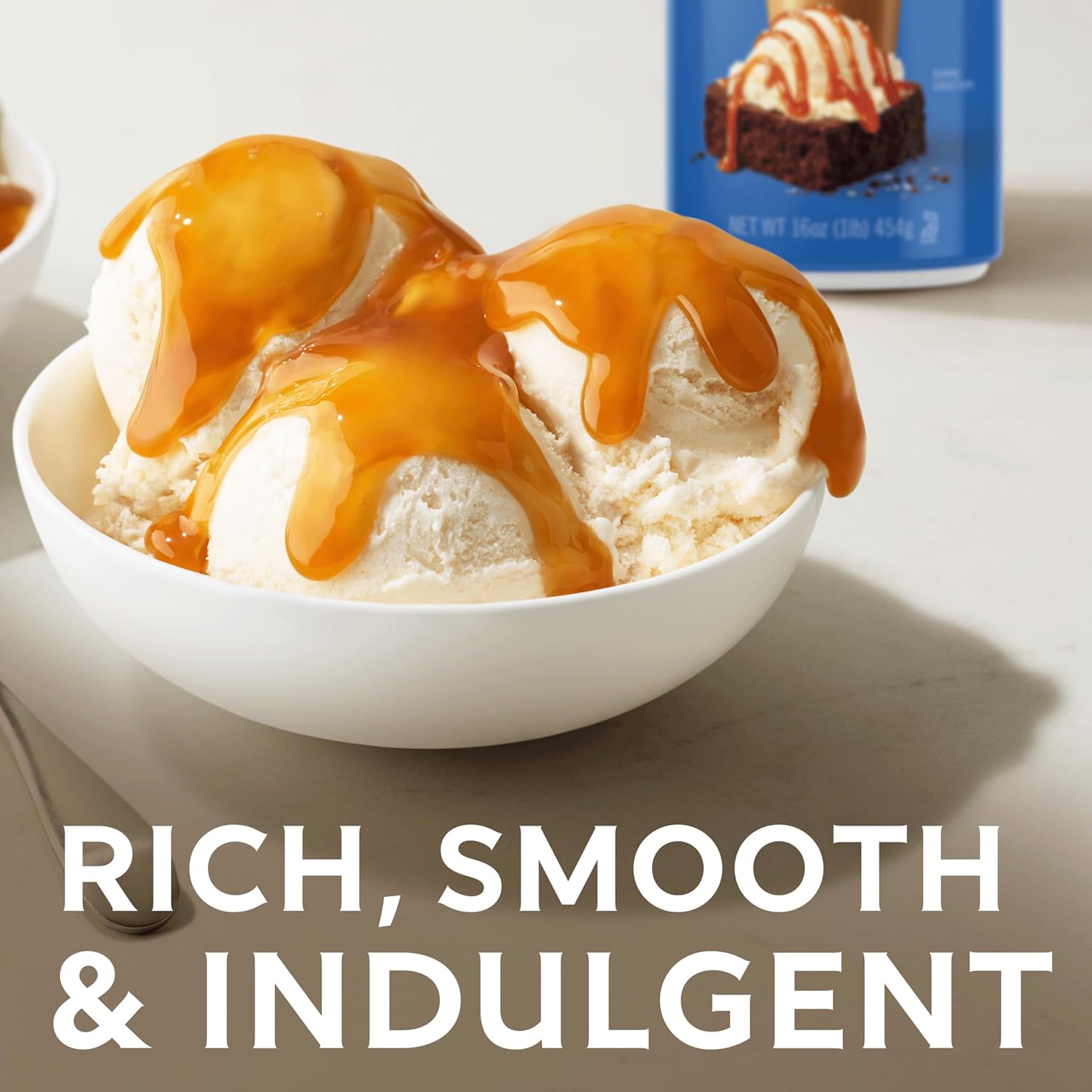 Ghirardelli Sea Salt Caramel dessert sauce 16 oz bottle for desserts and drinks