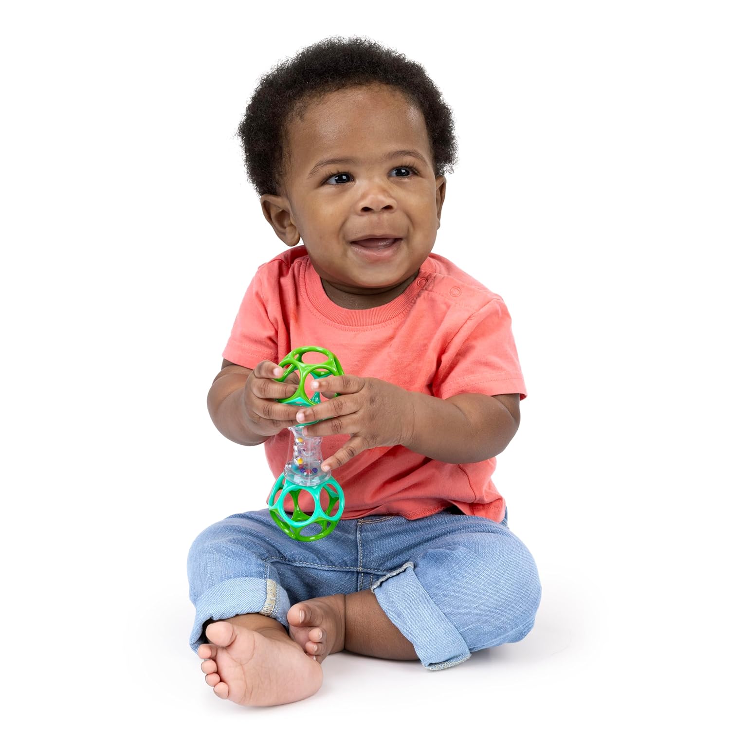 Click to see full view Bright Starts Oball Shaker Rattle Toy, Ages Newborn Plus
