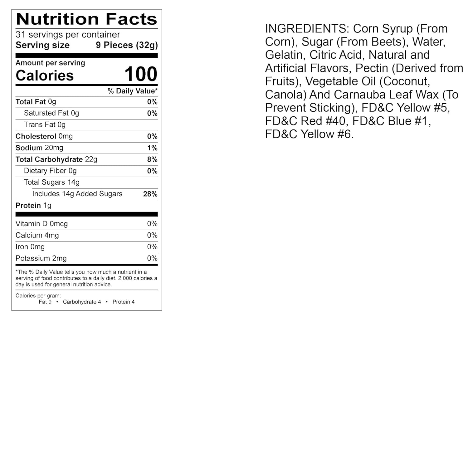albanese 12 flavor gummi bears, 36oz bulk bag, soft & chewy, gluten-free & allergy friendly