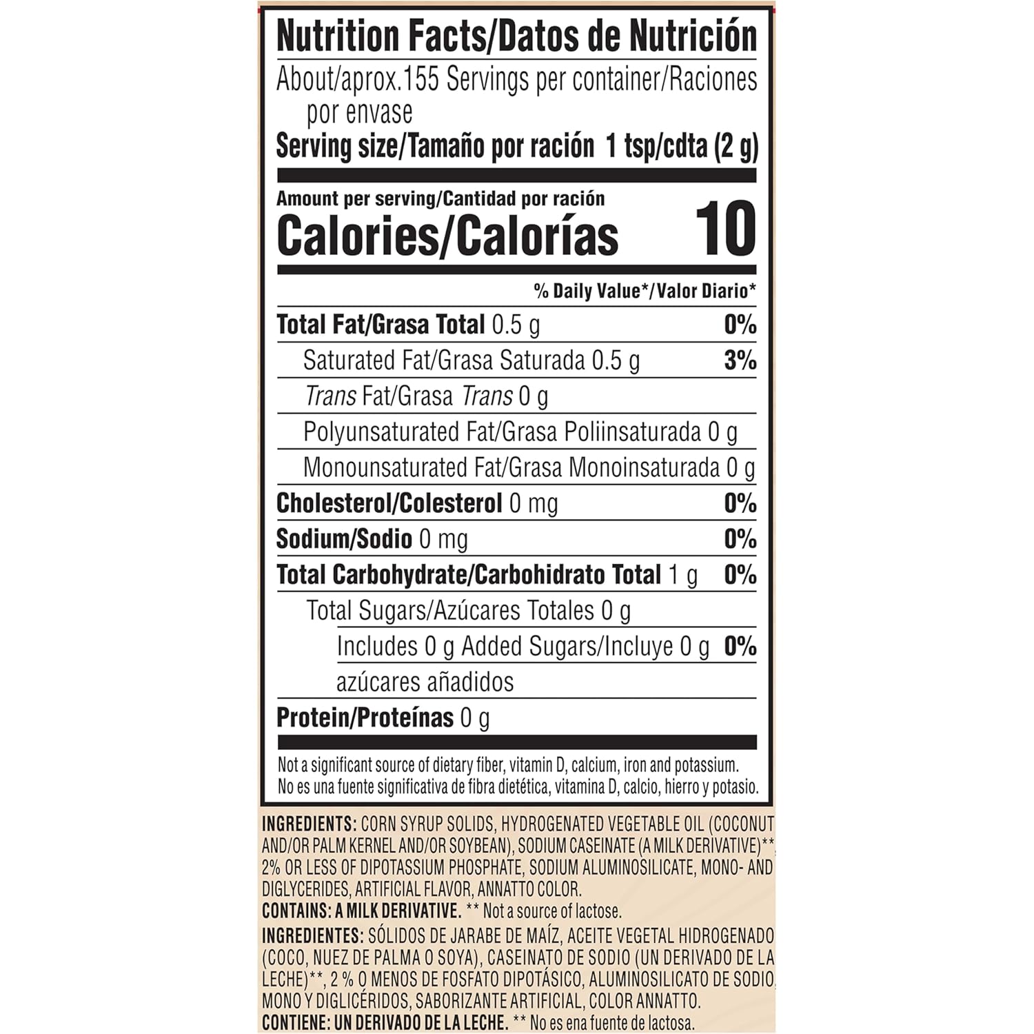 Nestle Coffee mate Original Powder Creamer, 11 oz Canister, Pack of 12, Non-Dairy, Lactose-Free, Cholesterol-Free