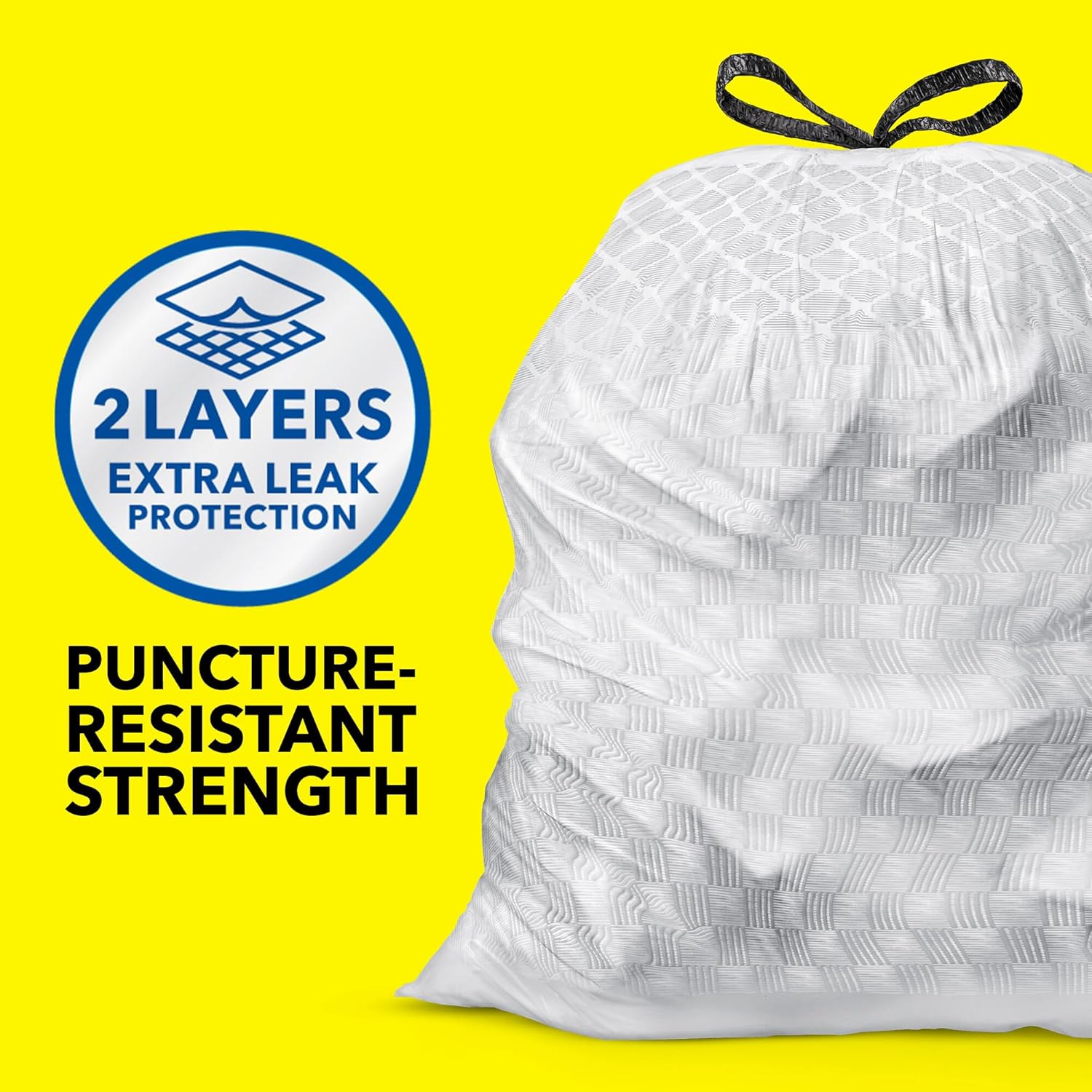 Glad ForceFlex Tall Kitchen Trash Bags, 13 Gallon, Gain Fresh Clean, 40 Count (Package May Vary) - Rayz Mart