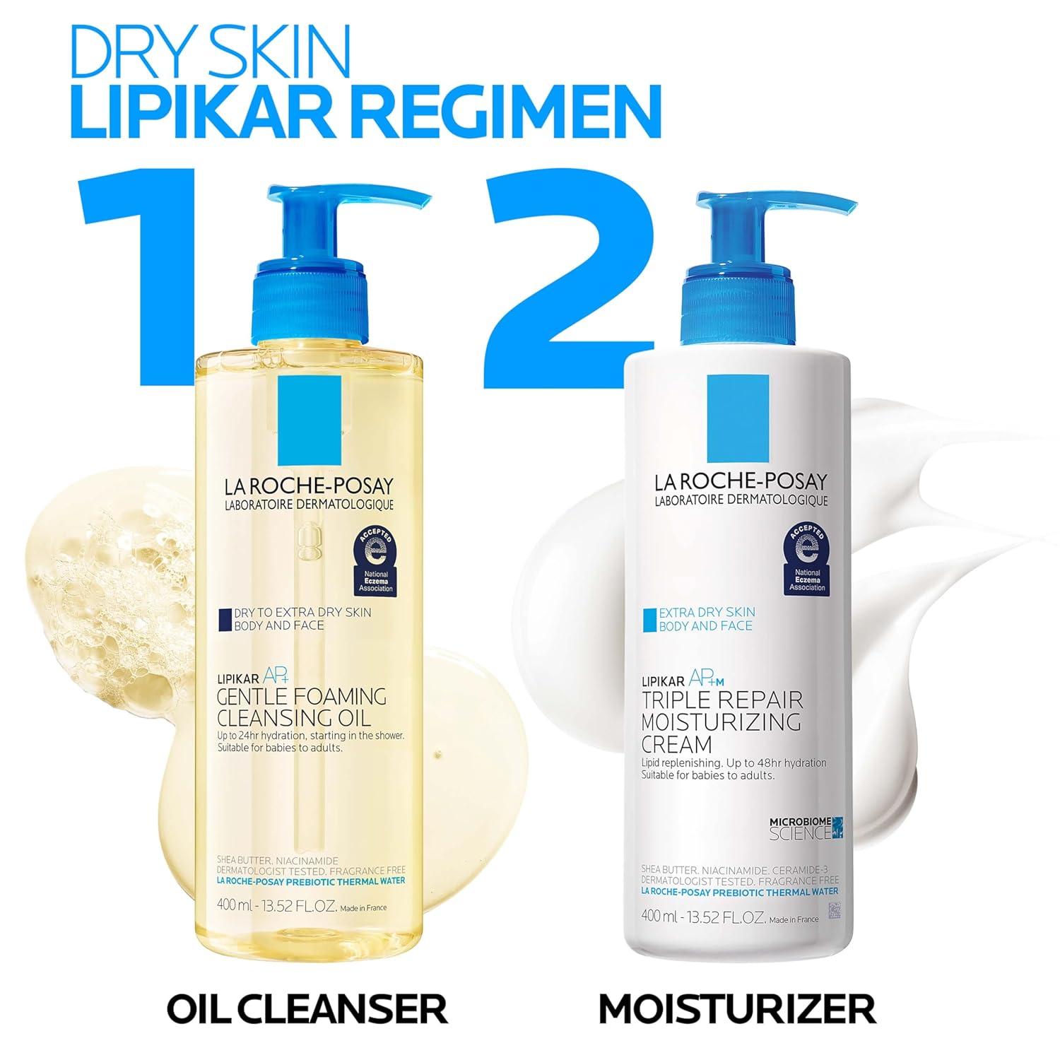 la-roche-posay lipikar ap+ triple repair moisturizing cream for dry skin and sensitive skin