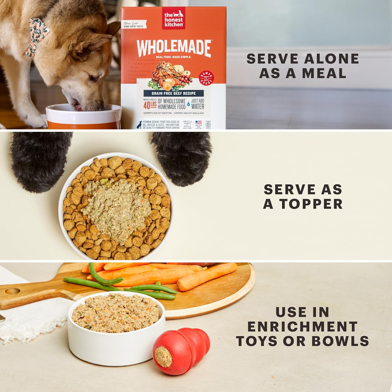 honest kitchen human grade wholemade dehydrated whole grain dog food turkey 10 lb box