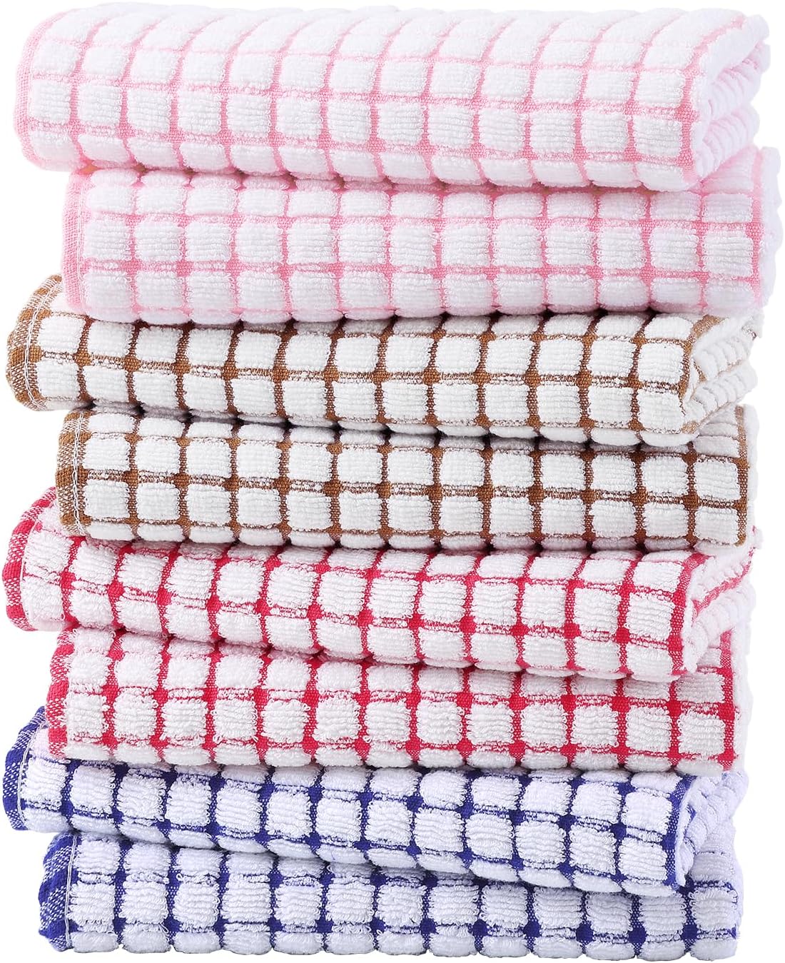kitinjoy-cotton-8-pack-terry-kitchen-dish-cloths-absorbent-dish-rags-quick-drying