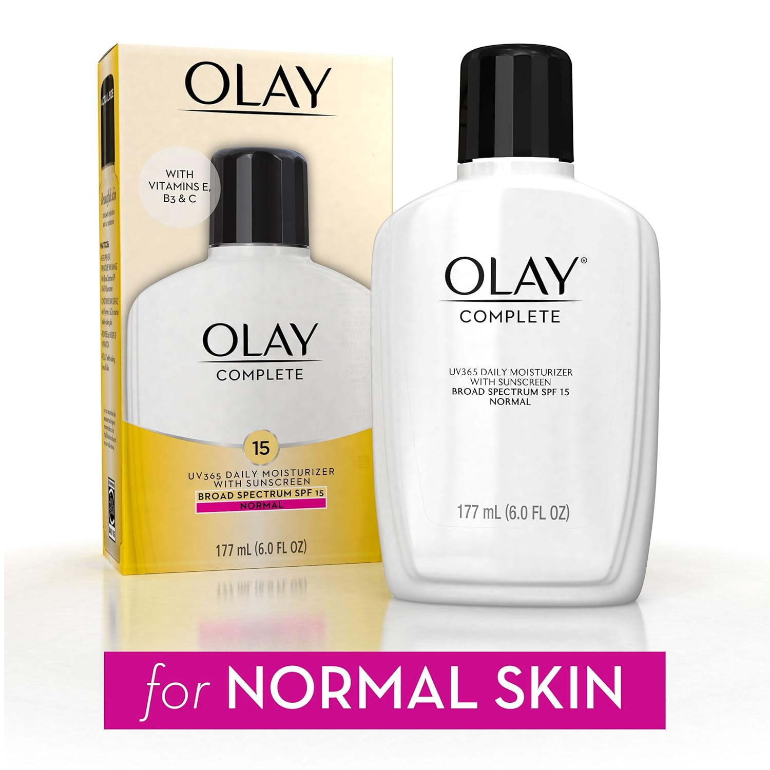 olay face moisturizer with spf 15 daily lotion for normal skin 2 pack 6 oz