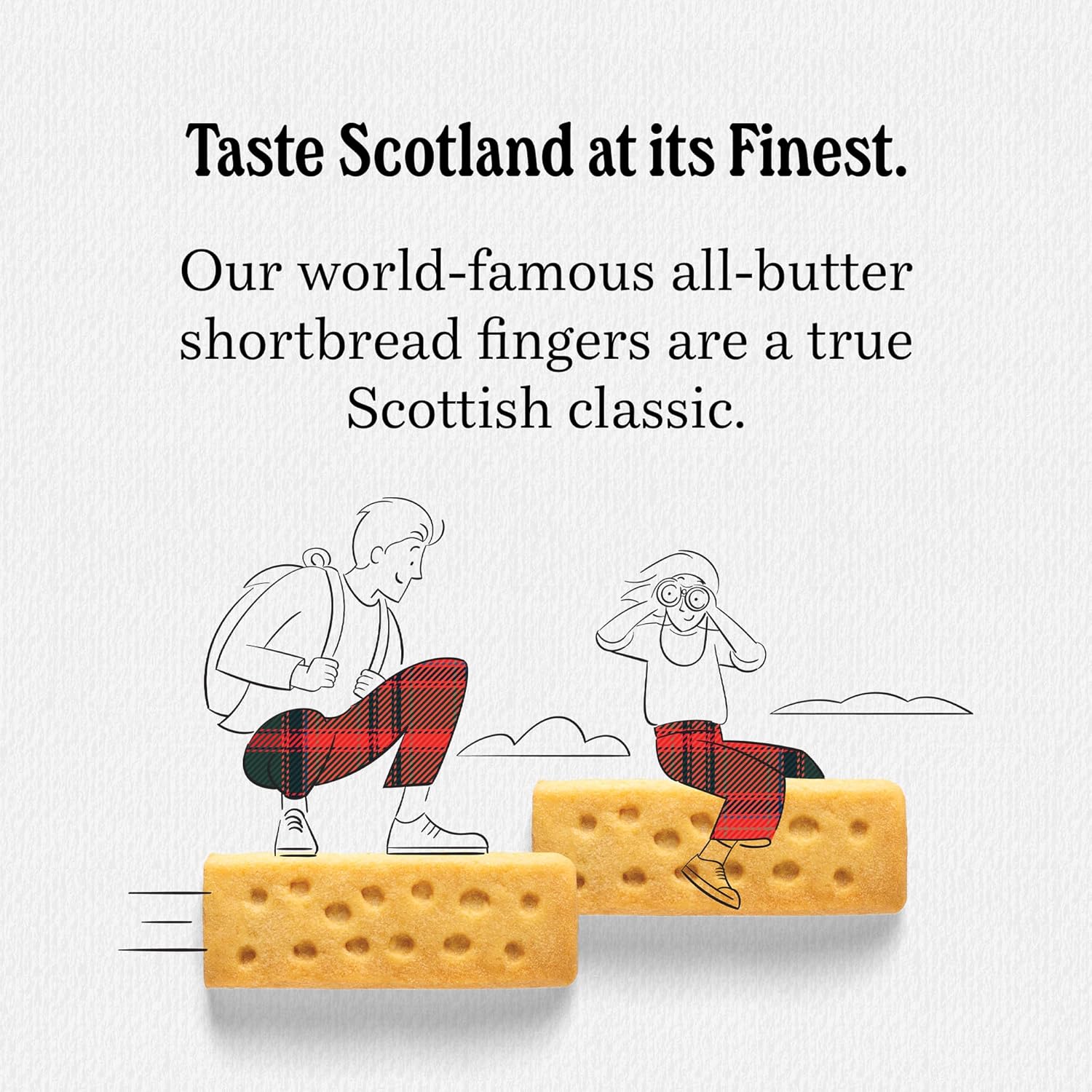 Walkers shortbread fingers, pure butter shortbread cookies, 1.4 oz, pack of 24, 24 units