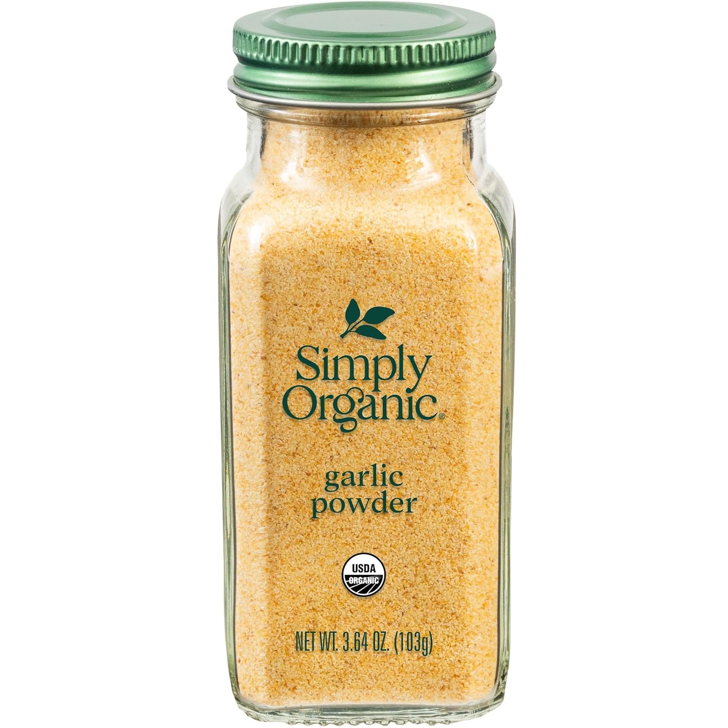 Simply Organic 3.64-Ounce Jar Pure A-Grade Organic Garlic Dried Ground Kosher Non GMO