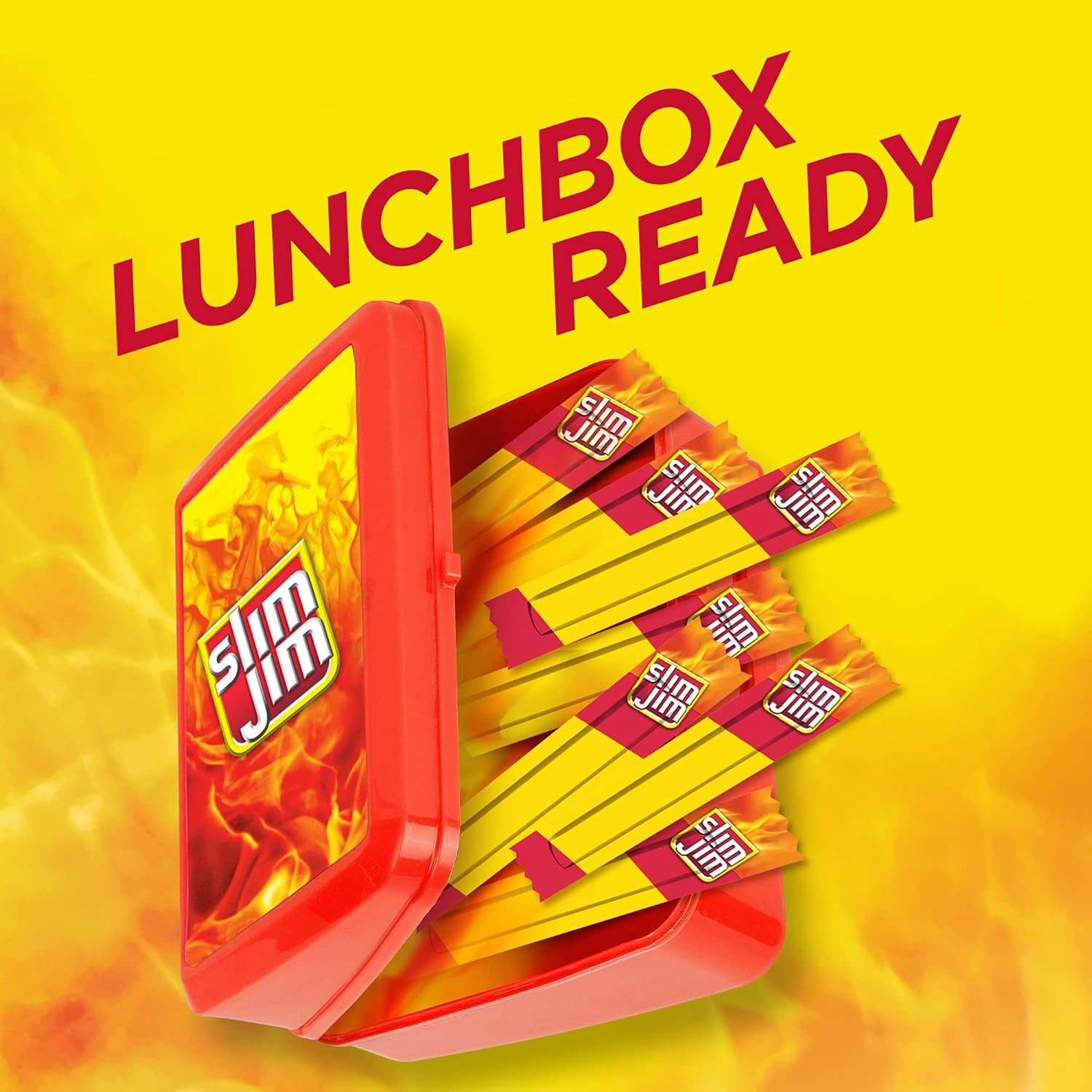 Slim Jim Original Flavor Snack Sticks, 6g Protein, 0.28 oz, 26 Count, Portable Snack Size
