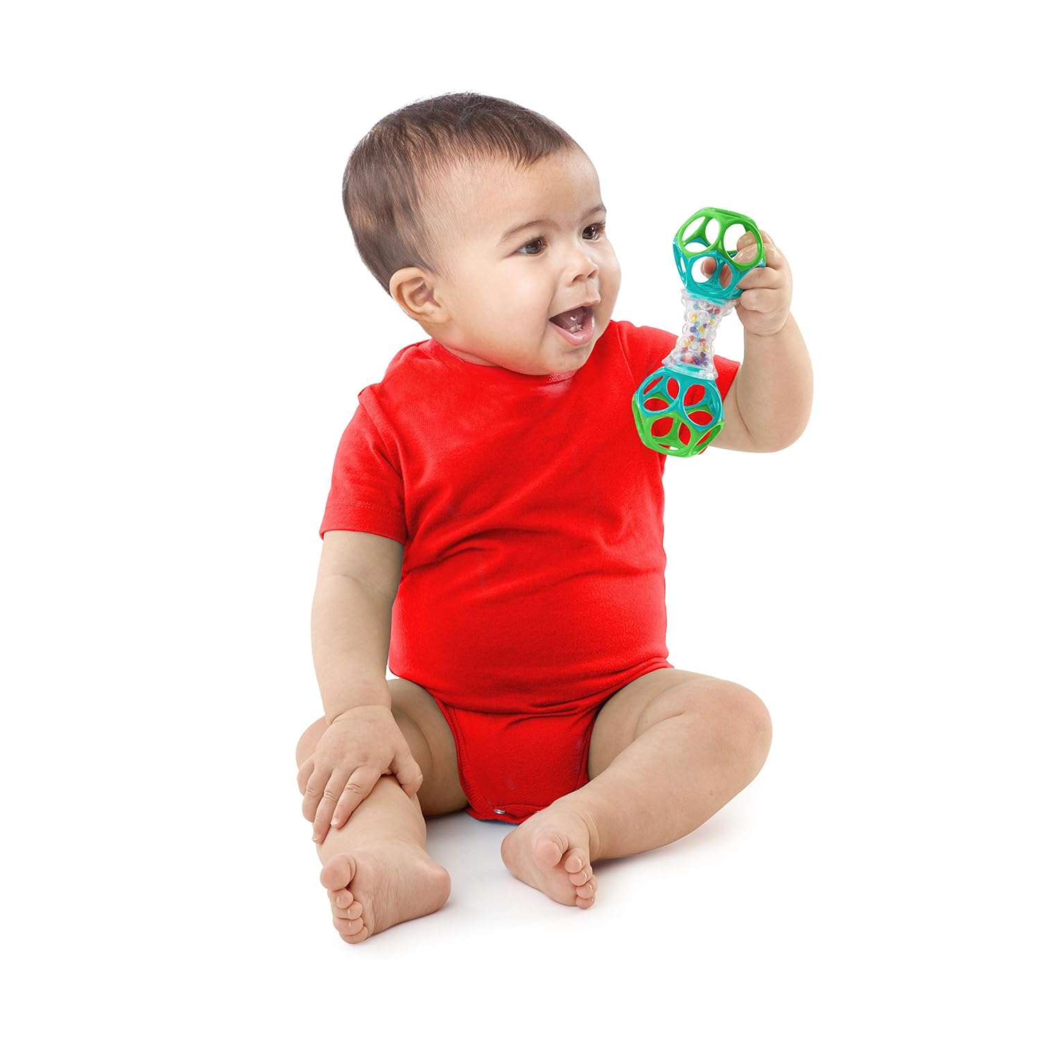Click to see full view Bright Starts Oball Shaker Rattle Toy, Ages Newborn Plus