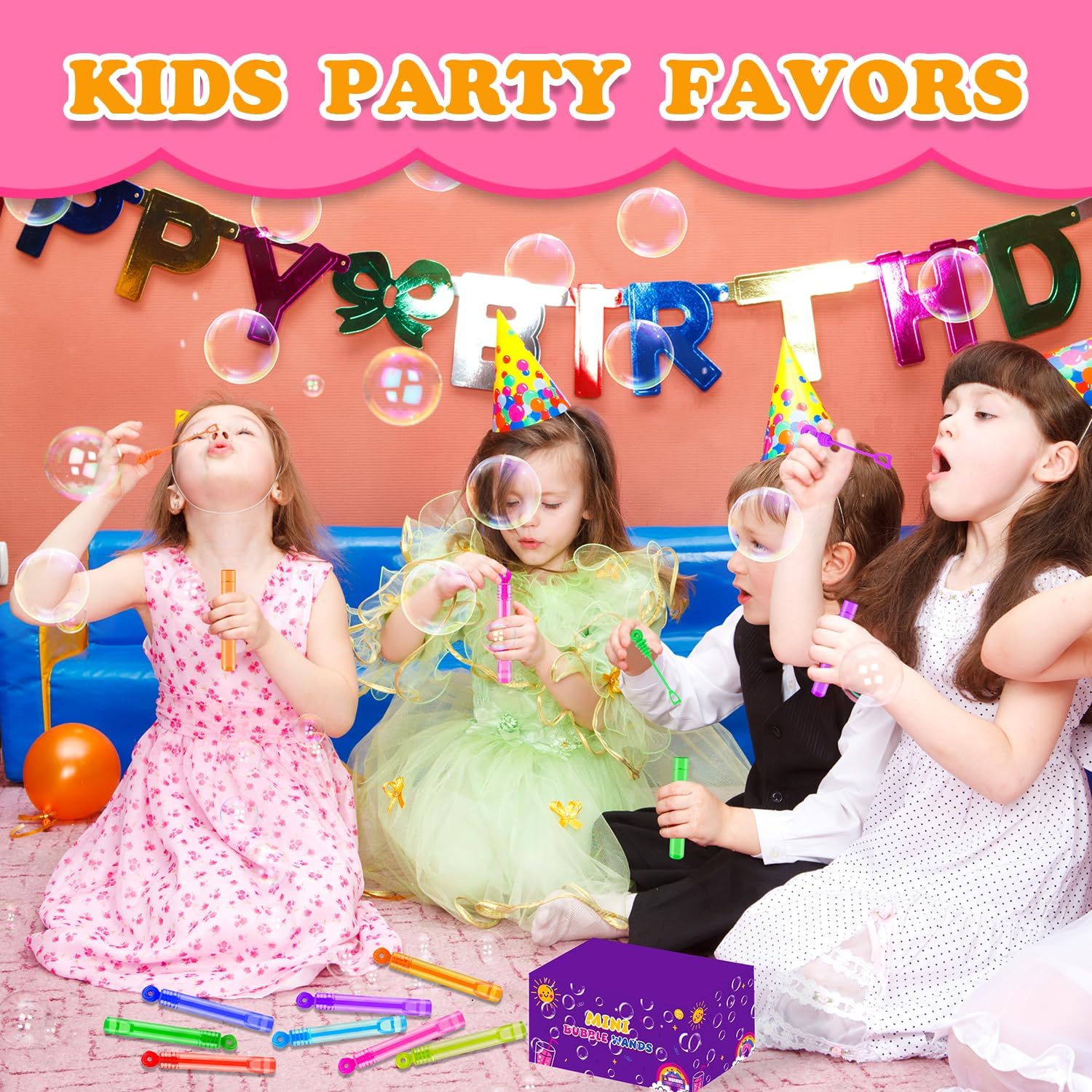 Bubbles Party Favors Supplies for Kids,20-300 Pack Mini Bubble Wand Toy for Toddler, Small Goodie Bag Stuffer Camping Outdoor, Preschool Kindergarten Graduation End of The Year School Students Gifts