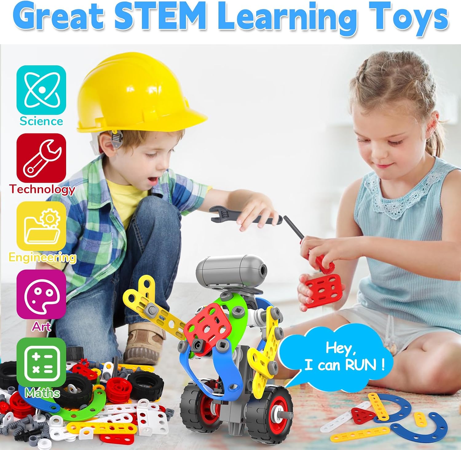 10 in 1 Electric STEM Toys for 5 6 7 8 9+ Year Old Boy Girl Birthday Gifts Educational Building Toys for Kids Ages 4-8 5-7 8-12 Stem Activities Construction Toy for Boys 6-8 8-10 Holiday Idea Gift