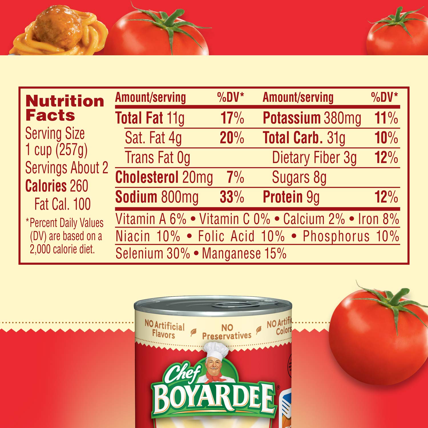 Chef Boyardee Spaghetti and Meatballs, 14.5 Oz Cans, Pack of 4, Ready-to-Eat Meals for Families