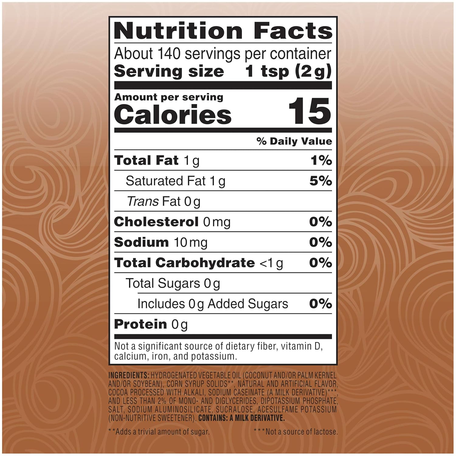 Nestle Coffee-mate Sugar Free Creamy Chocolate Powdered Coffee Creamer, 10.2 Ounce, Gluten-Free, Lactose-Free, Zero Sugar, 10.2 oz Bottle