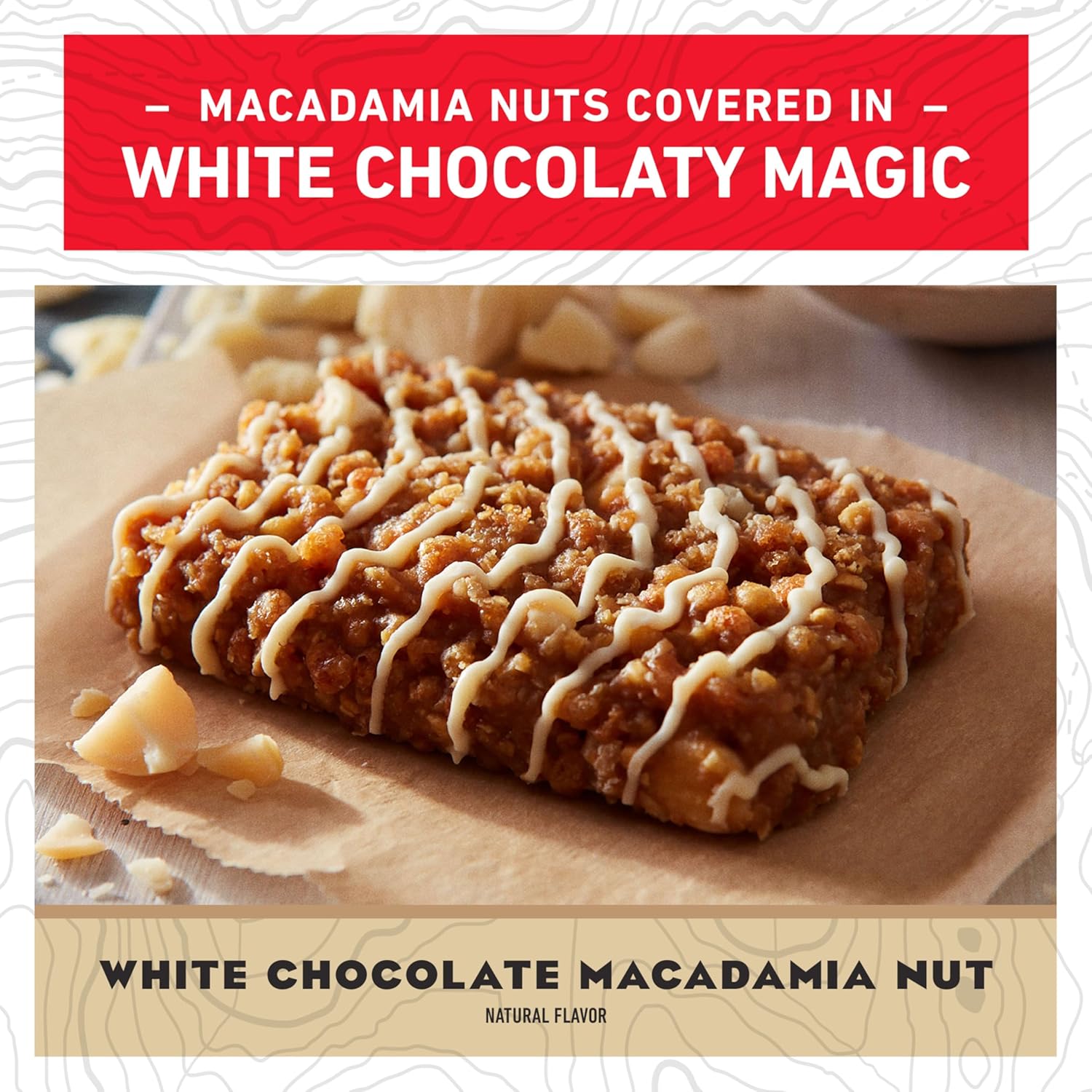 clif bar white chocolate macadamia nut organic oats non-gmo energy bars 15 pack