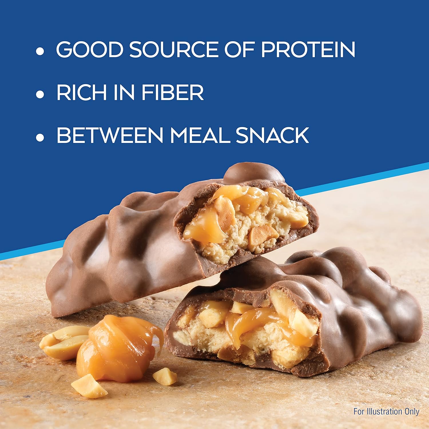 atkins caramel chocolate nut roll protein snack bars 7g protein 16 count
