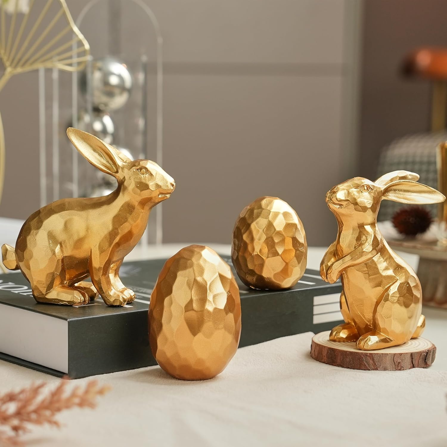 resin-gold-bunny-decor-rabbit-figurines-small-easter-bunny-set-of-3-antique-gold-collection