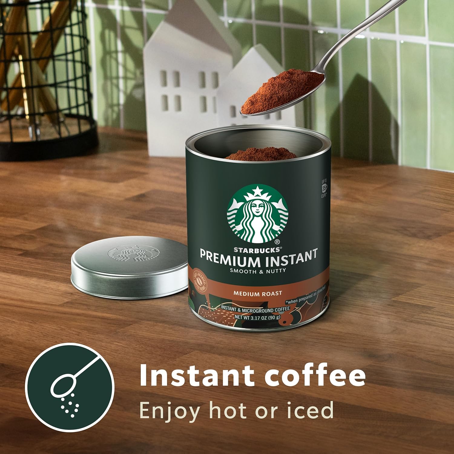 starbucks premium instant medium roast arabica coffee 3 tins