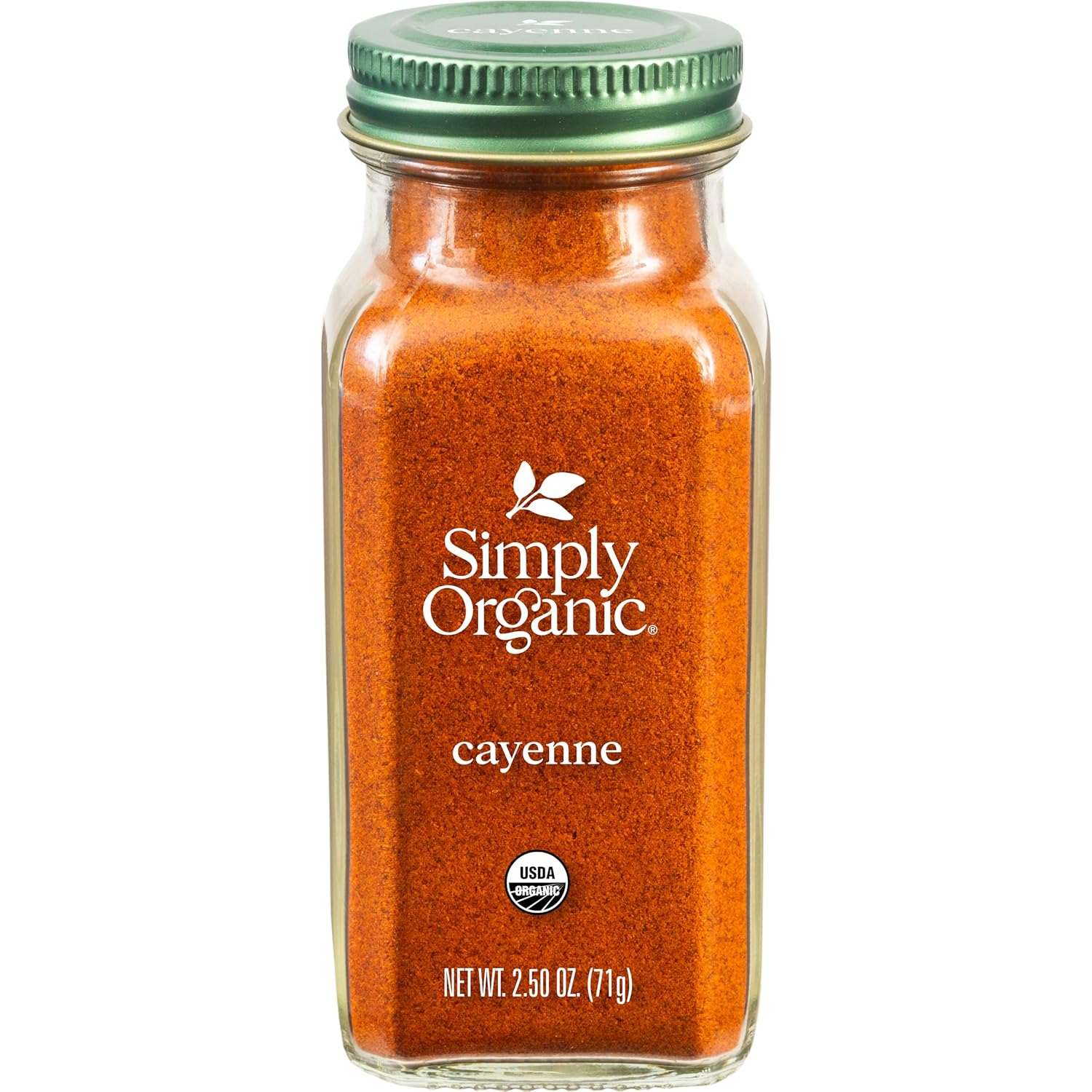 Simply Organic Cayenne Pepper, 2.89 Ounce, Pure, Organic Cayenne Peppers, Kosher Certified, No GMO's