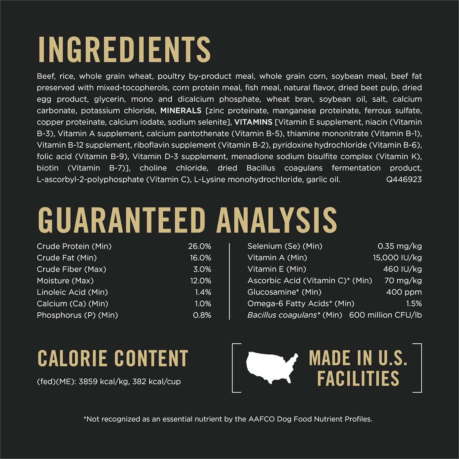 Purina Pro Plan Complete Essentials Shredded Blend Beef and Rice Dog Food Dry Formula with Probiotics, 35 lb. Bag, High Protein, Real Beef, Probiotics