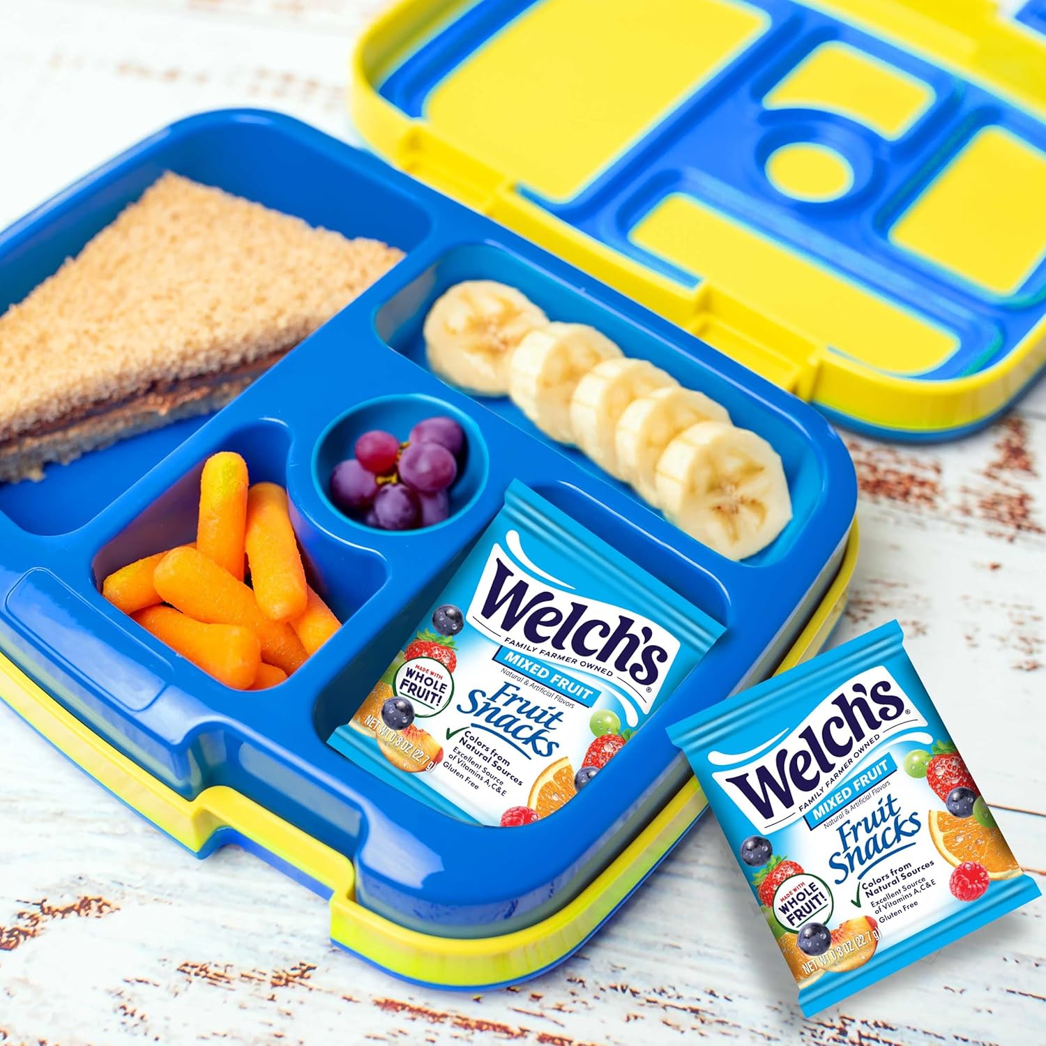 Welch's Gluten Free Mixed Fruit Snack Box, 40 x 0.8oz Snack Packs