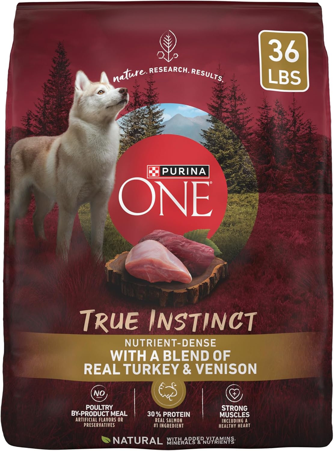 purity-one-true-instinct-turkey-venison-dry-dog-food-36-lb-bag