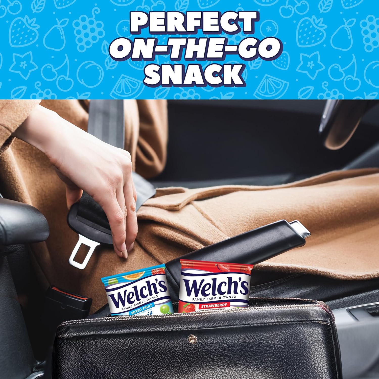 Welch's Mixed Fruit & Strawberry Snack Packs, 0.8oz, 60 count, Gluten-Free, Vitamin-Rich, Individually Wrapped