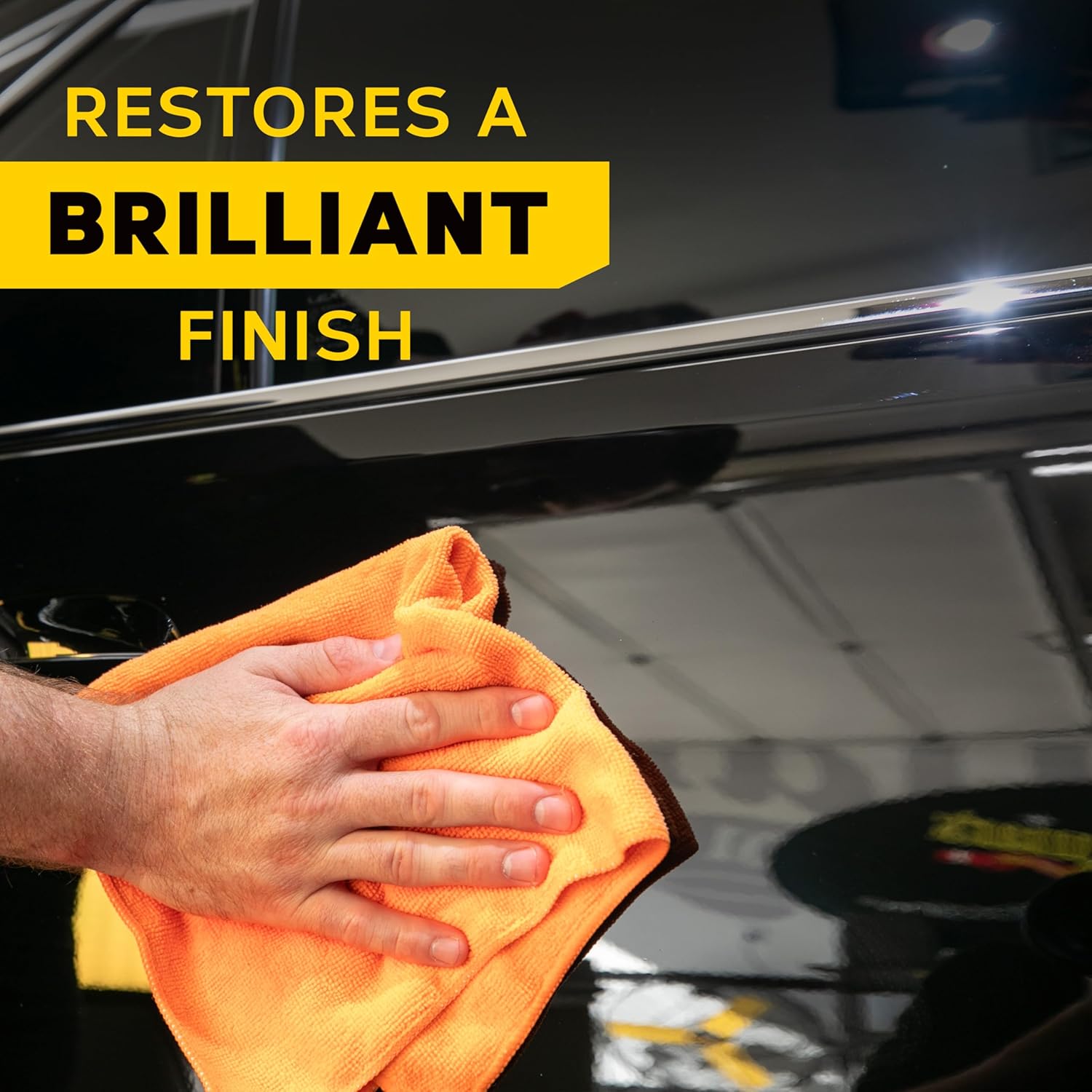 Meguiar's Quik Scratch Eraser Kit for car surface blemishes, includes ScratchX and microfiber towel