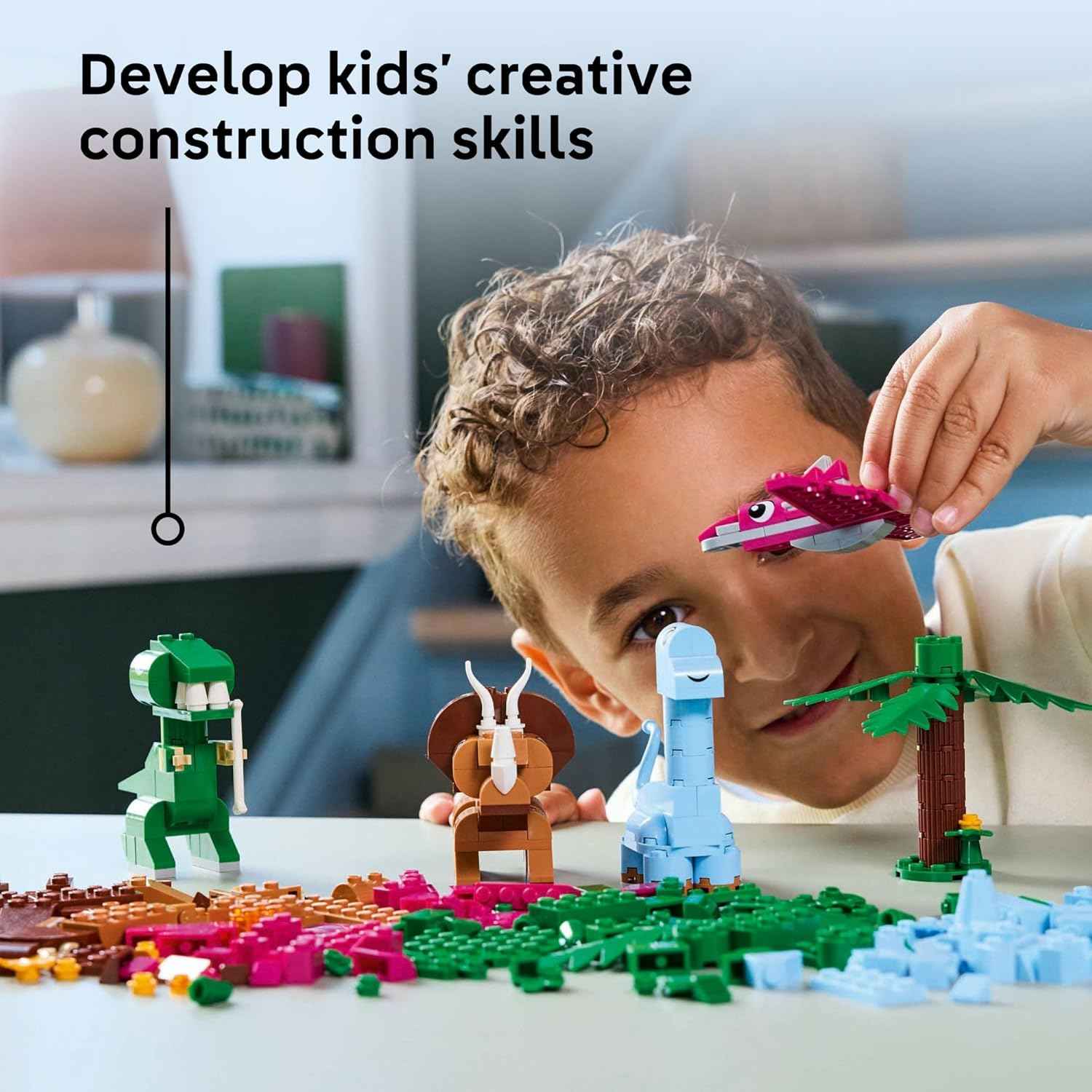 LEGO Classic Creative Dinosaurs Toy - Building Blocks for Kids, Boys and Girls, Ages 5+ - Learning and Educational Toy for Preschool - Gift Idea for Birthdays - 11041