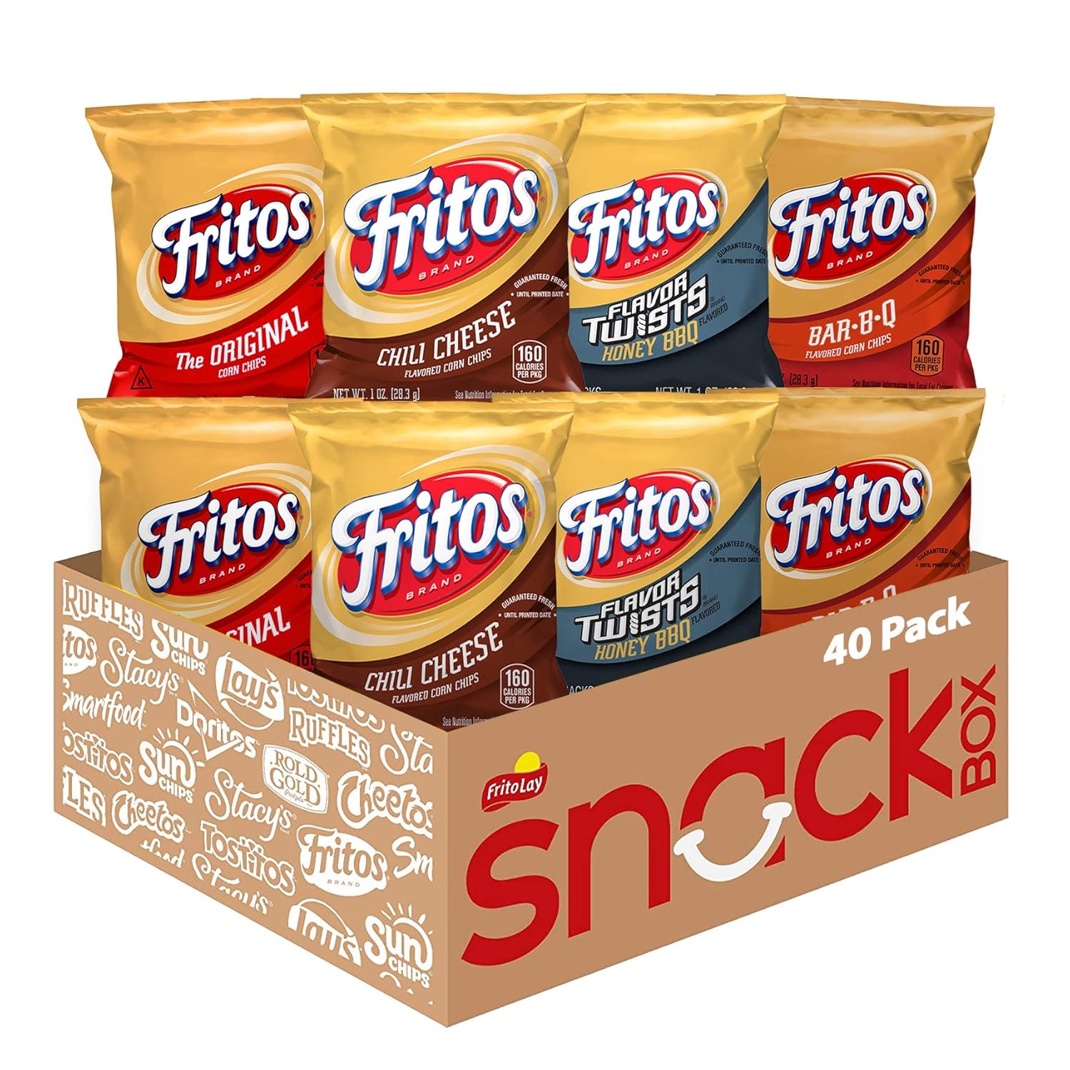 Fritos original variety pack assortment may vary 40 one ounce bags