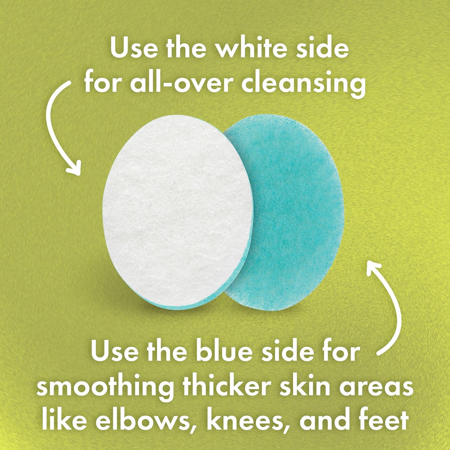 dermatologist-developed buf-puf body sponge, gentle exfoliating bath sponge, reusable, 1 count