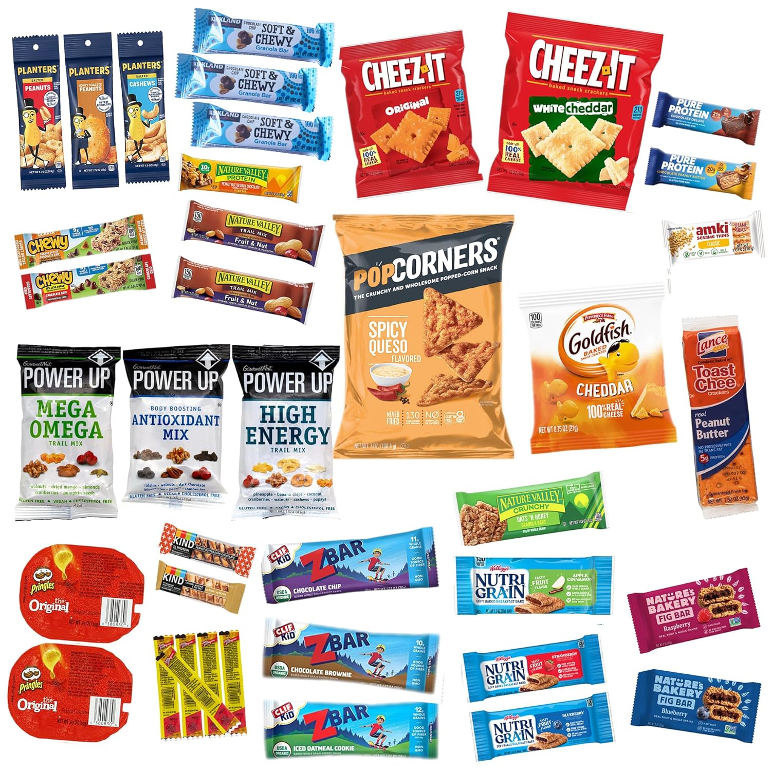 Jumbo Jumble 40-count protein snack gift box variety pack for adults, teens, kids, college, office, birthday