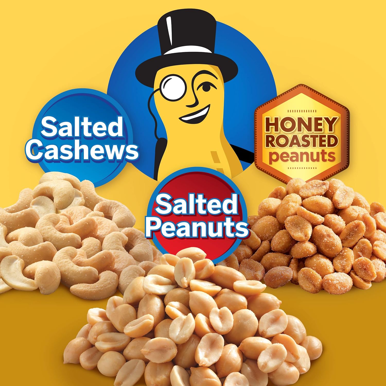 planters variety pack, 36-count, mixed nuts, kosher, individually wrapped, on-the-go snacks